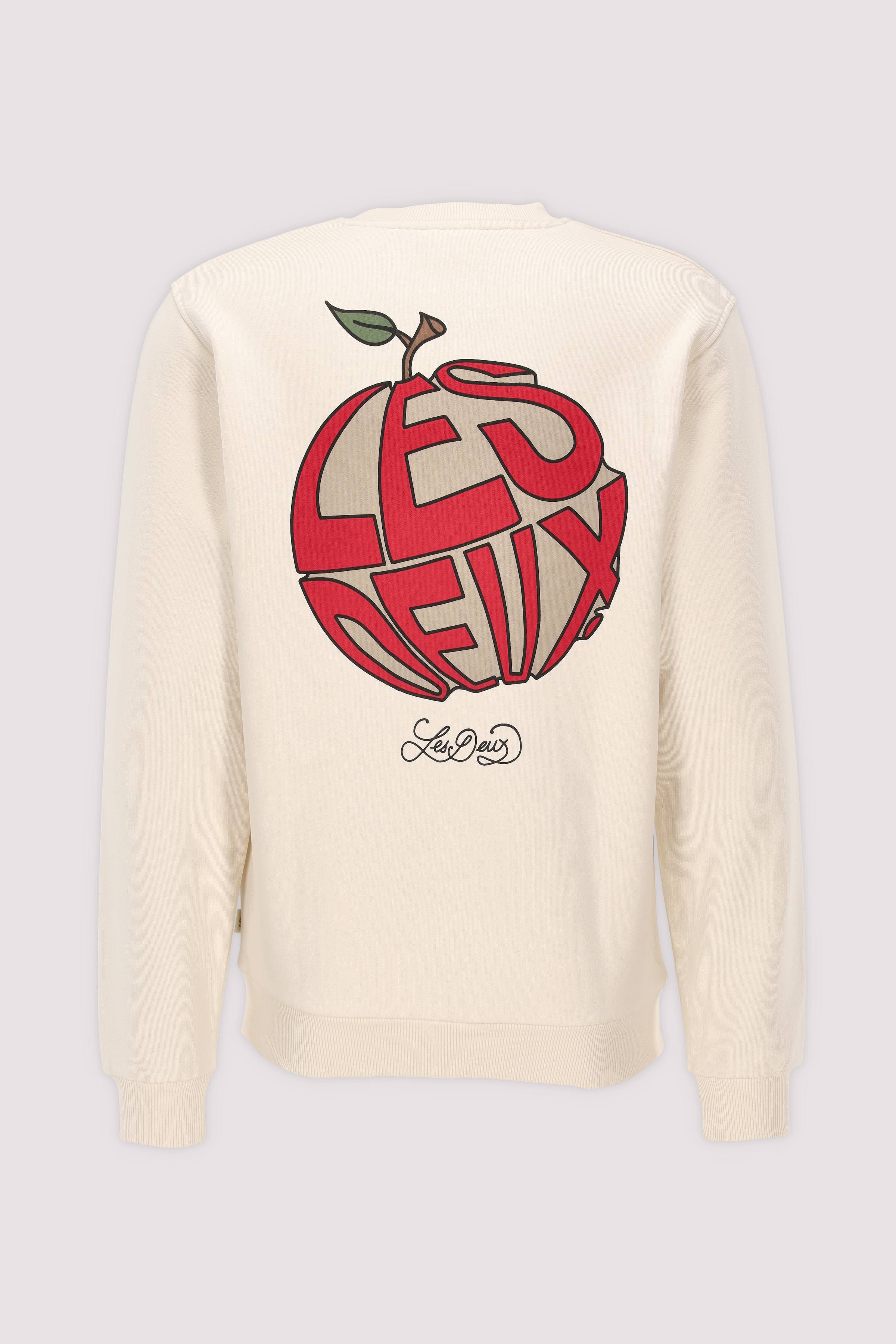 Les Deux Sweatshirt Weiß weicher Komfort