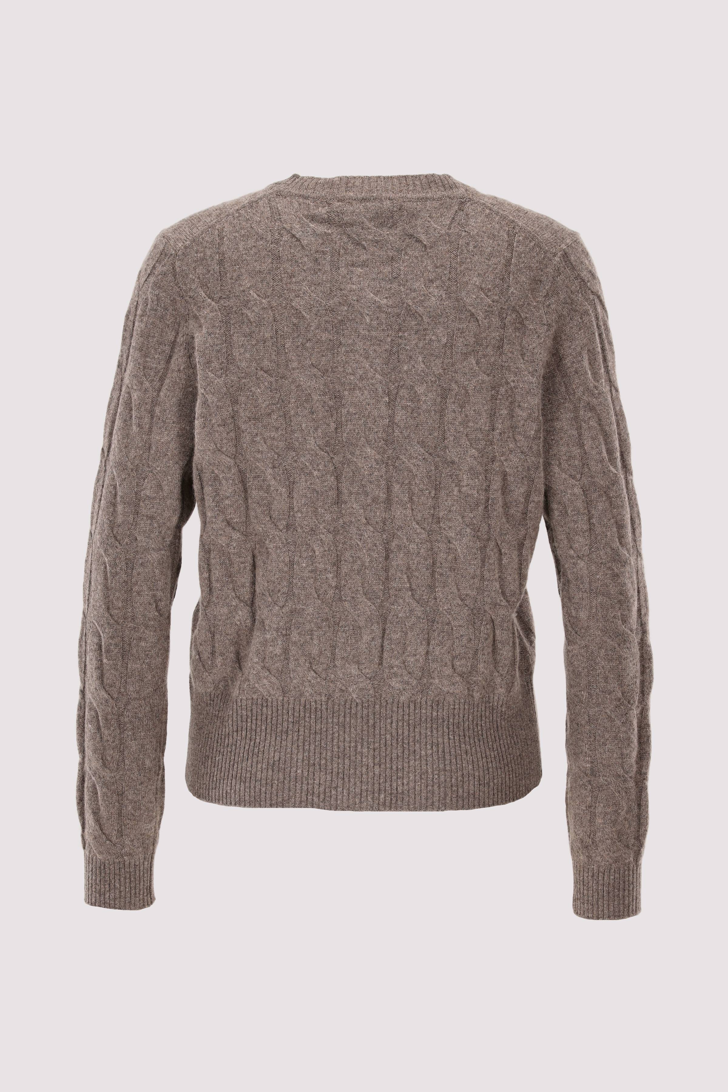 Kurze Strickjacke braun Tommy Hilfiger
