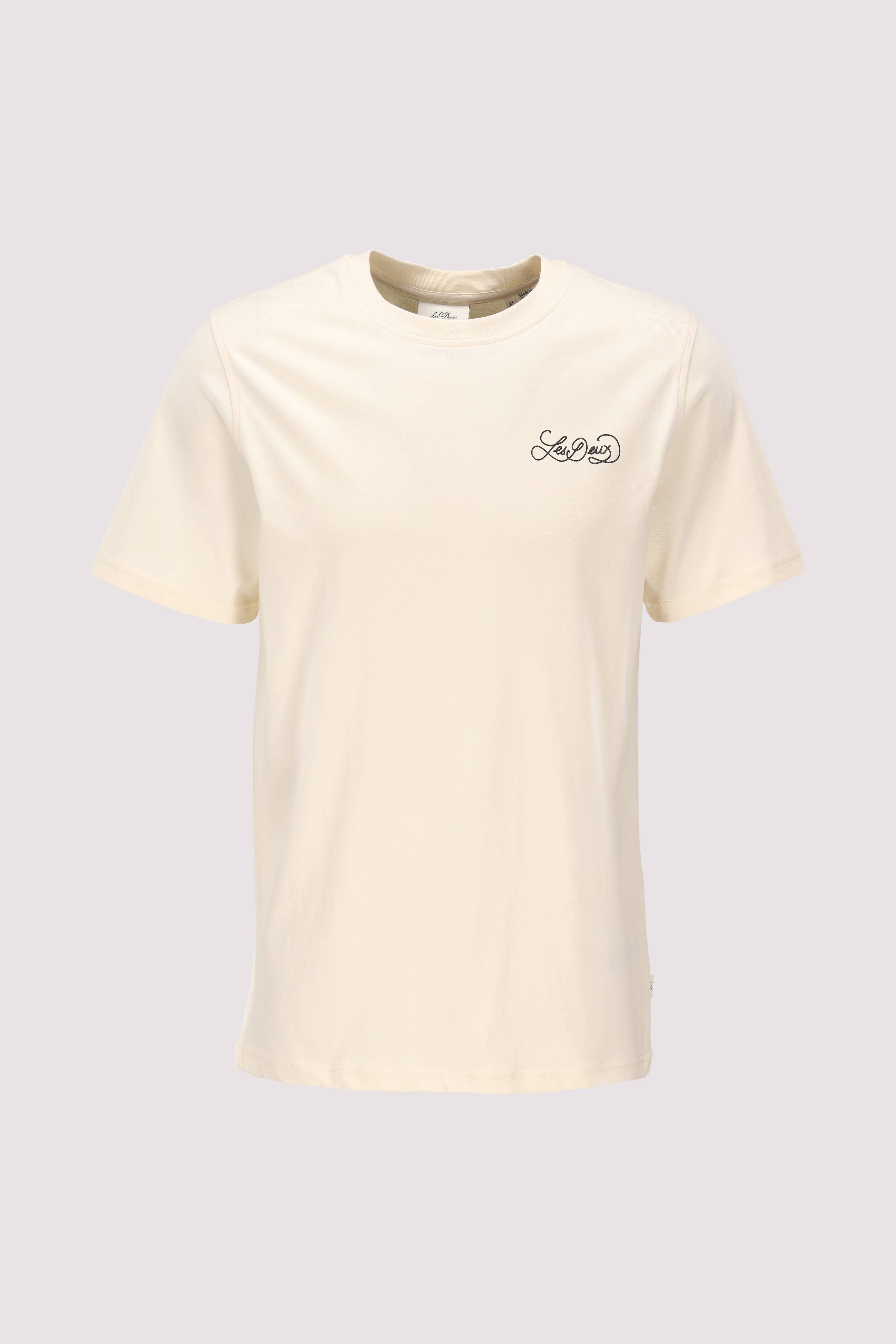 Les Deux kurzarm-T-Shirt aus Baumwolle