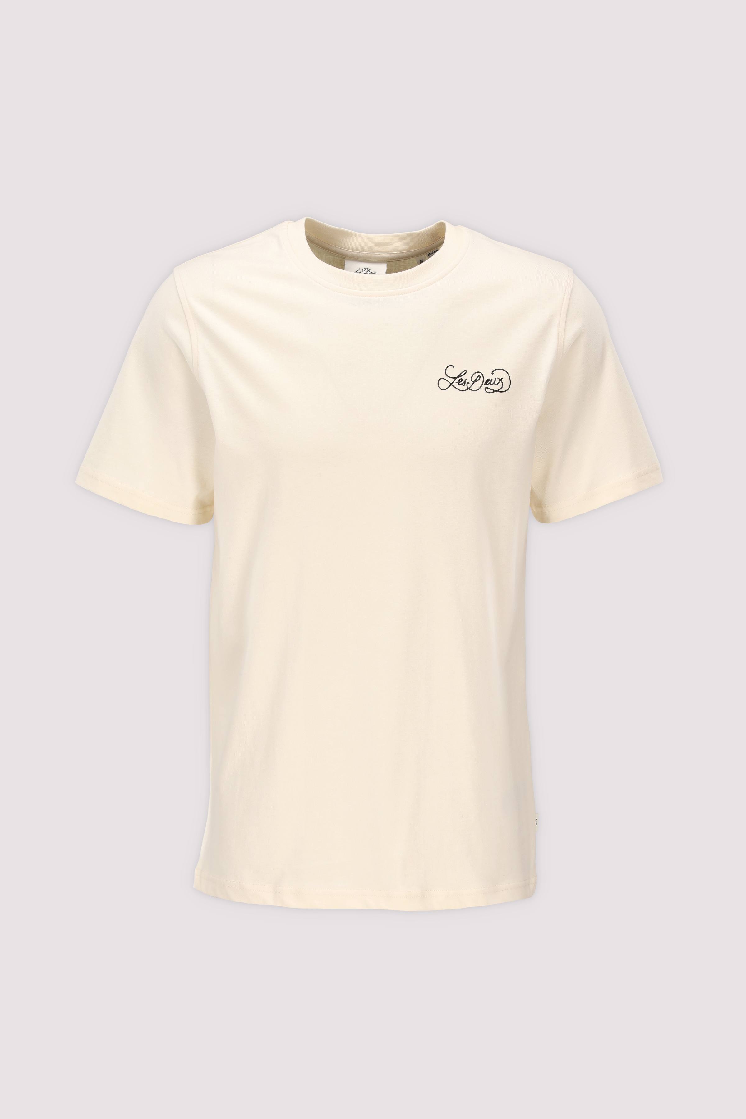 Les Deux kurzarm-T-Shirt aus Baumwolle