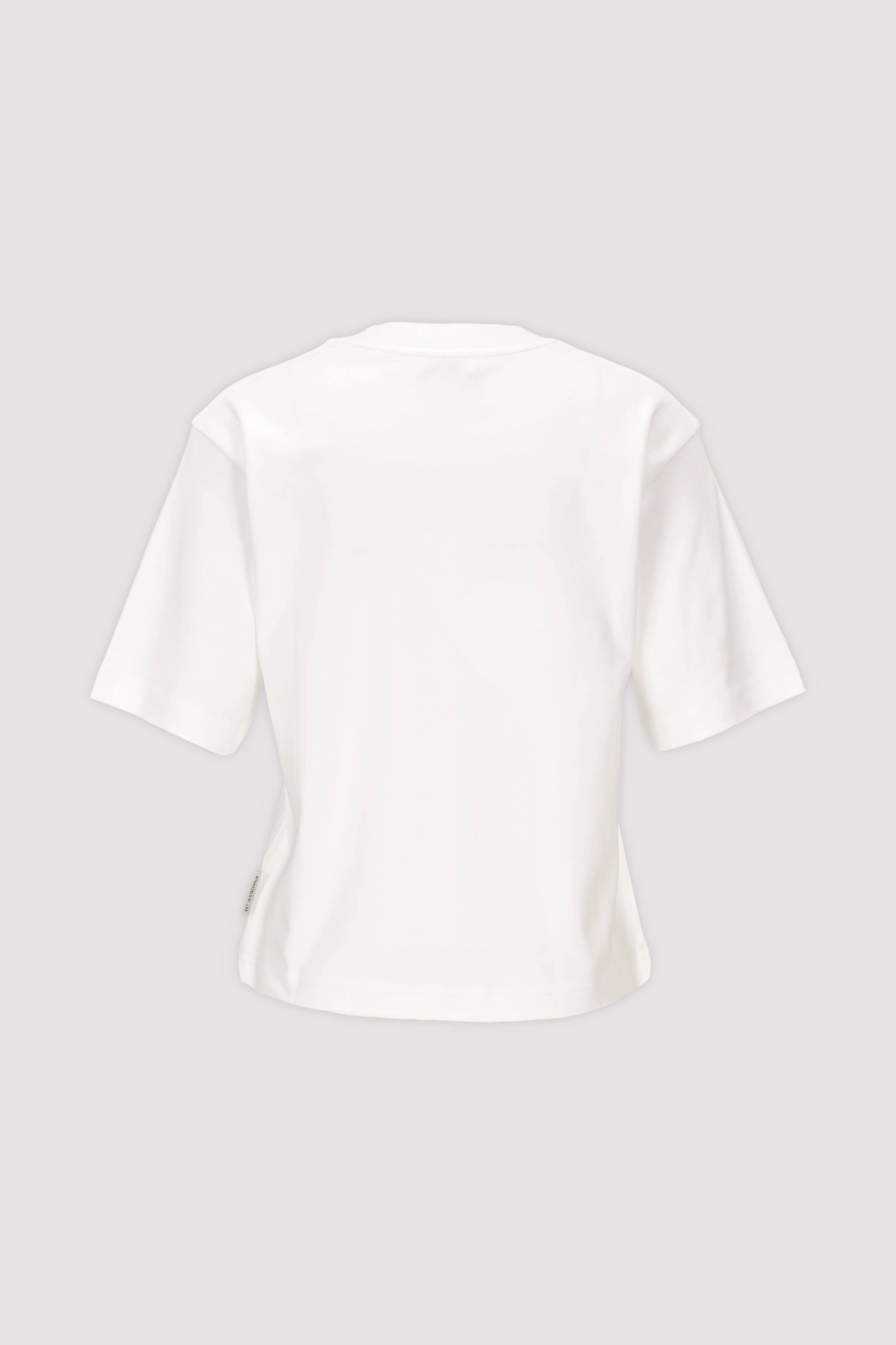 Marc O'Polo T-Shirt aus Baumwolle, weiß.