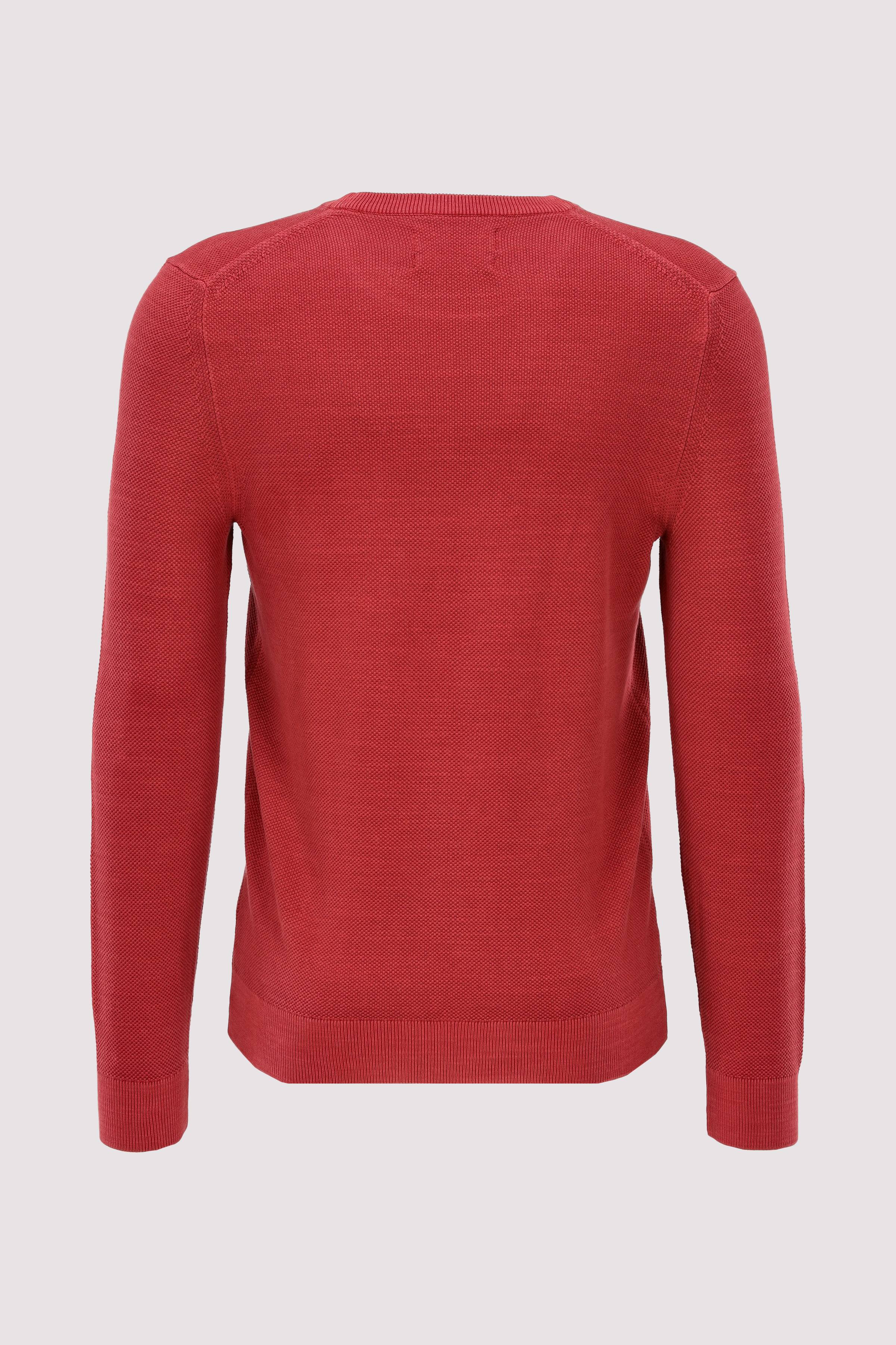 Marc O´Polo International - Crewneck, cotton slub, piqué s