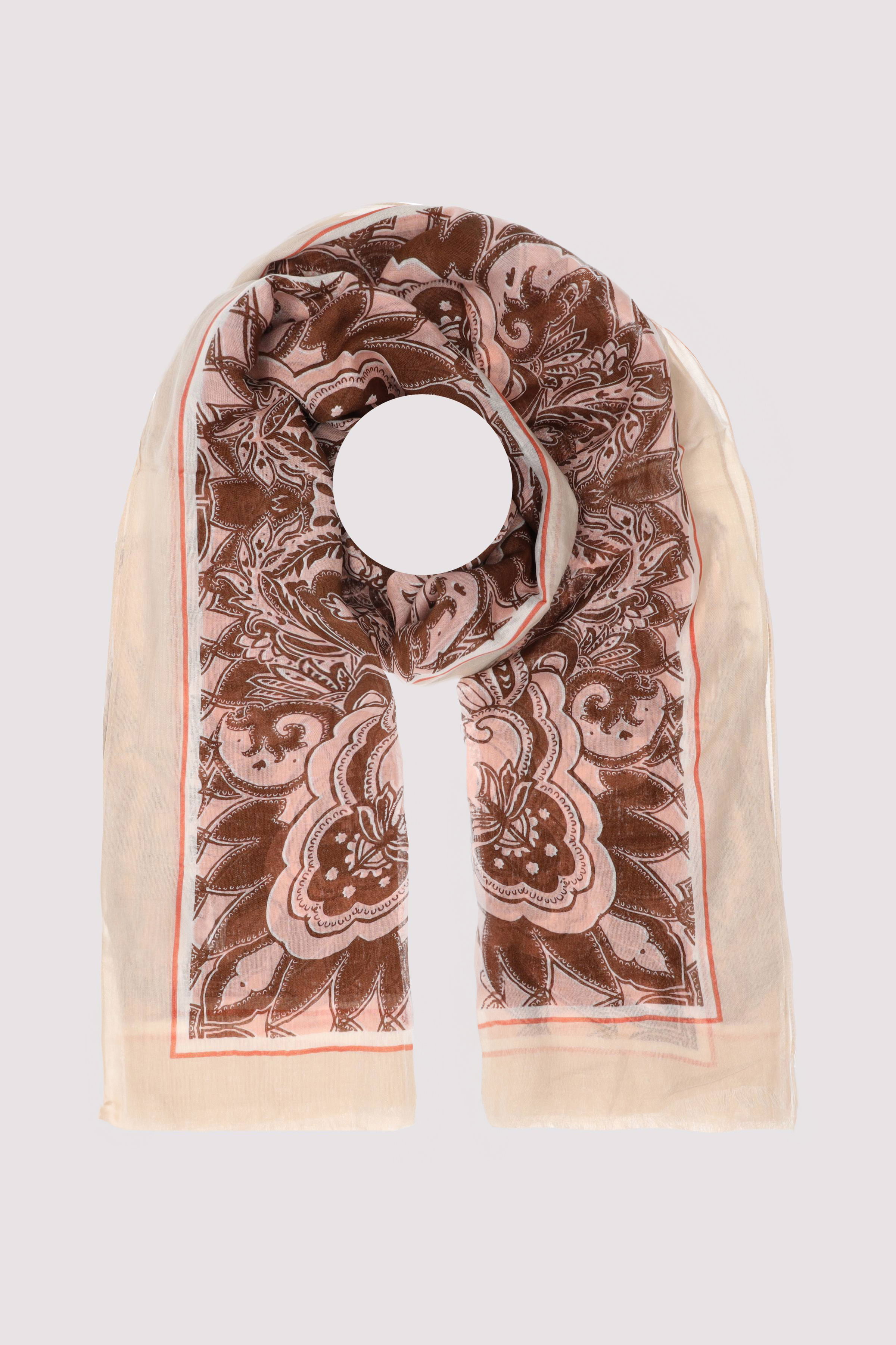 Scarf, woven, cotton-modal, va