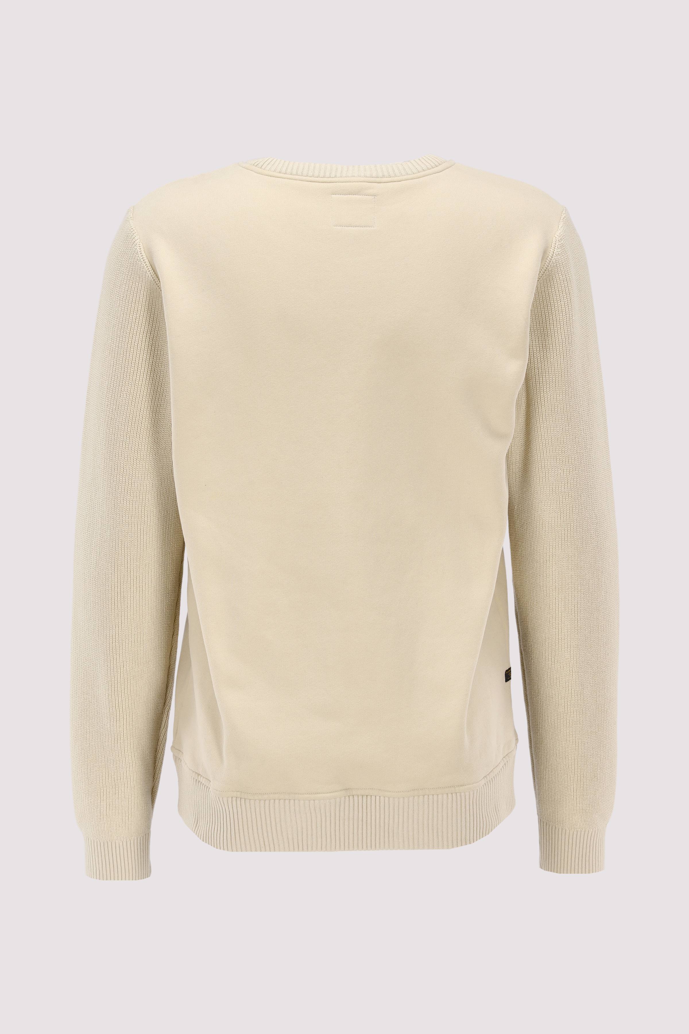 Crewneck sweat knit combinatio
