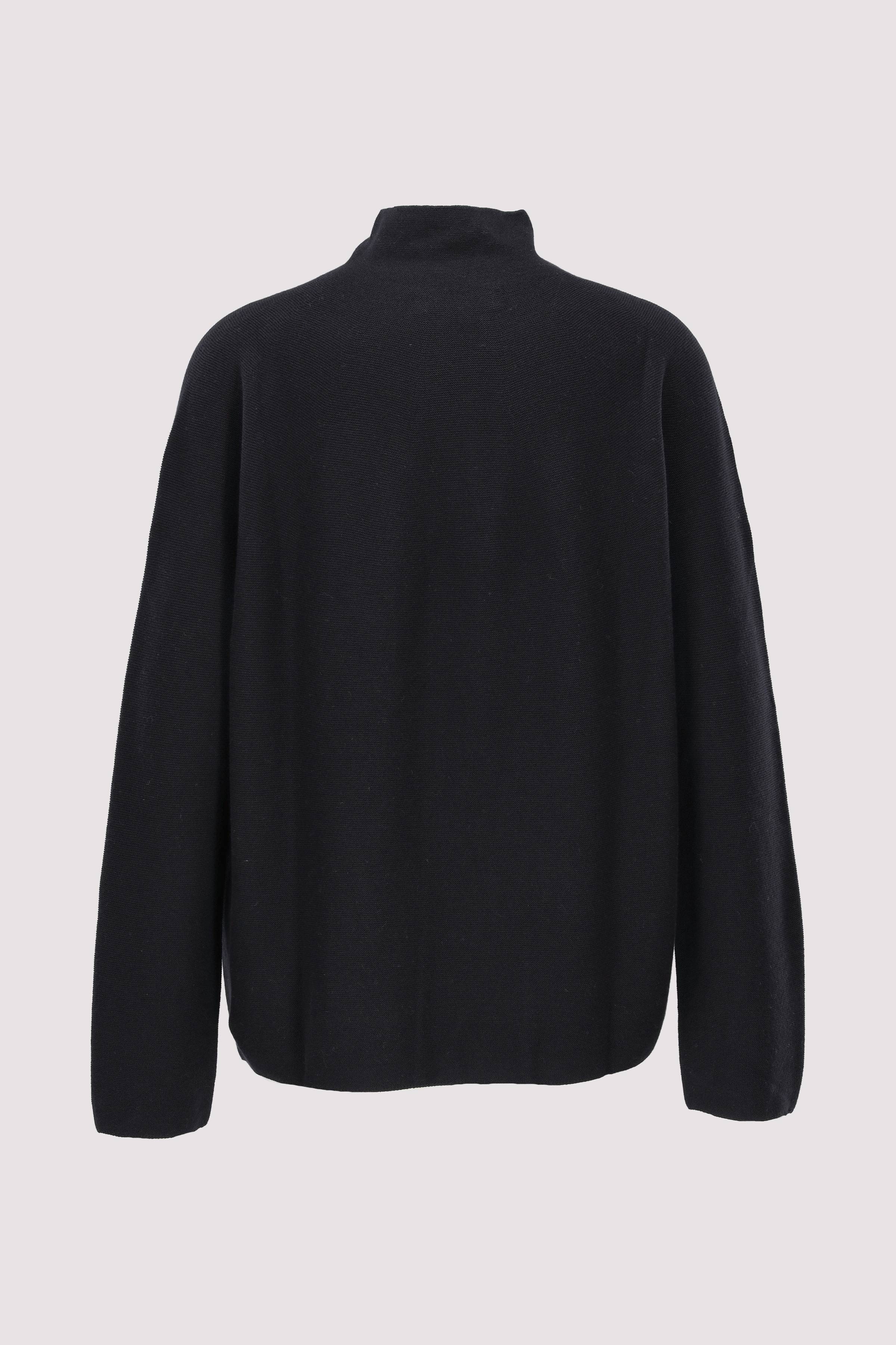 Pullover, longsleeve, stand-up