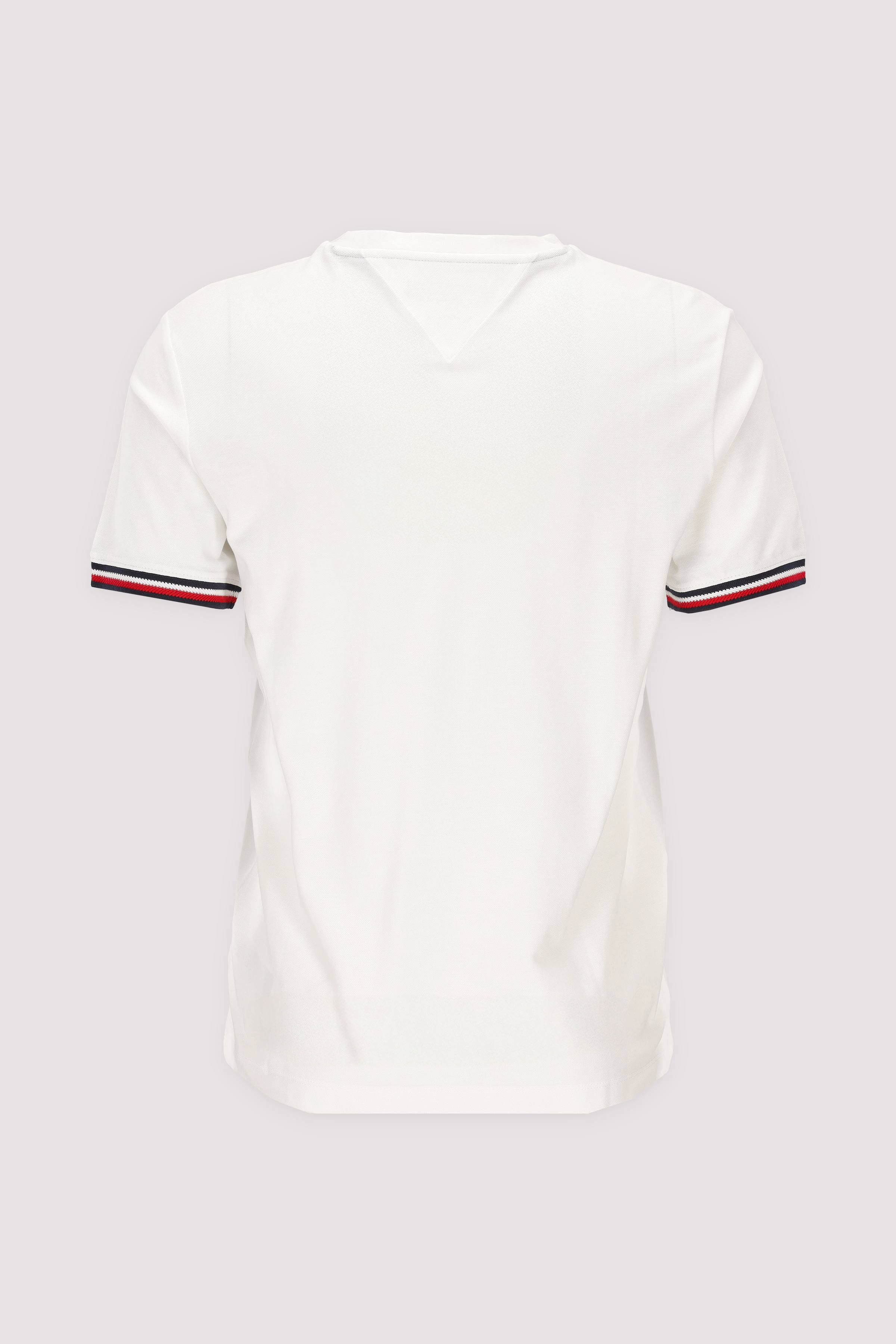 Tommy Hilfiger - GLOBAL STRIPE CUFF TEE Tommy Hilfiger - GLOBAL STRIPE CUFF TEE