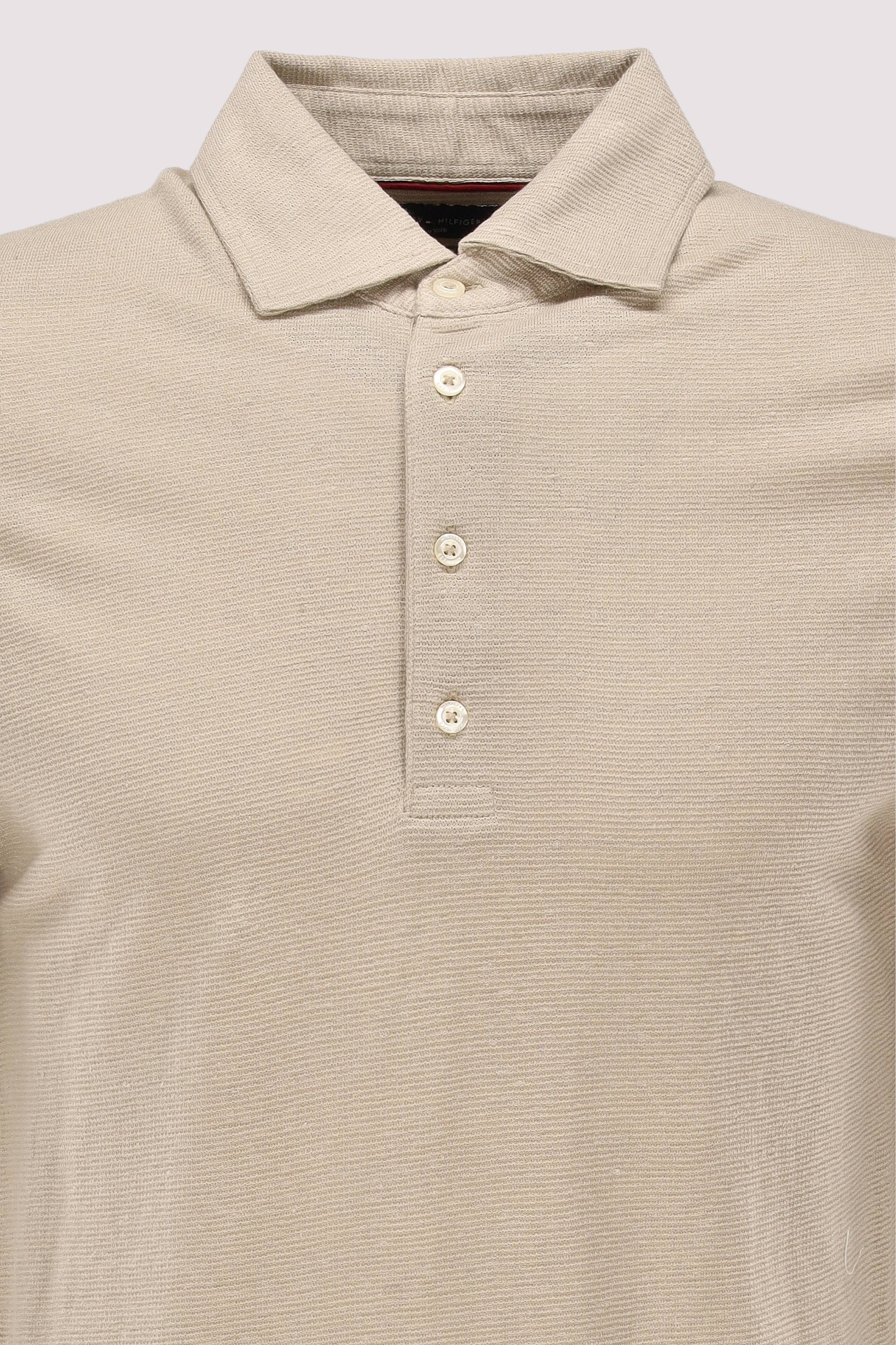 Tommy Hilfiger - Tommy Hilfiger Polo aus Bio-Leinen