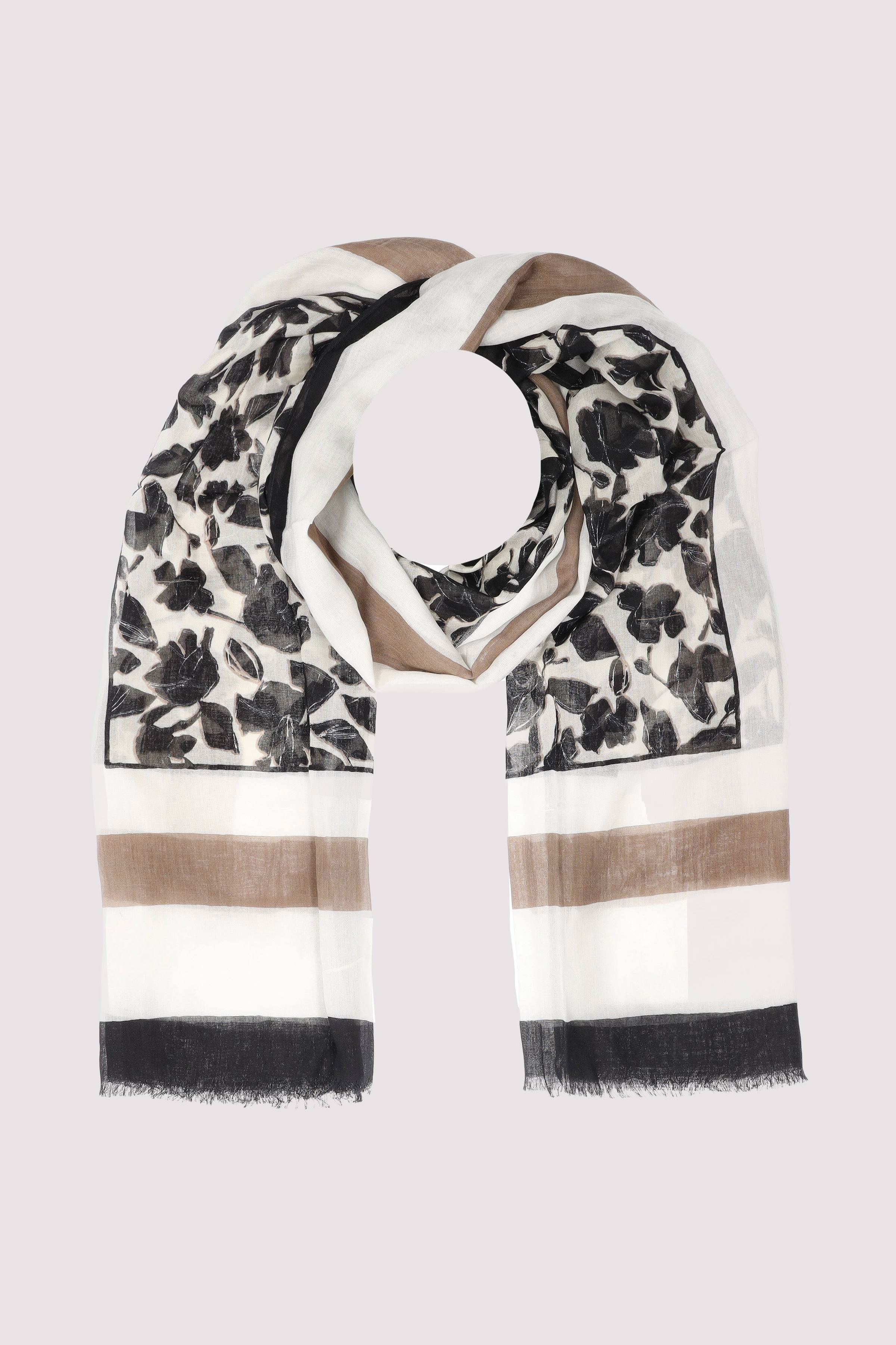 Scarf, woven, cotton-modal, va