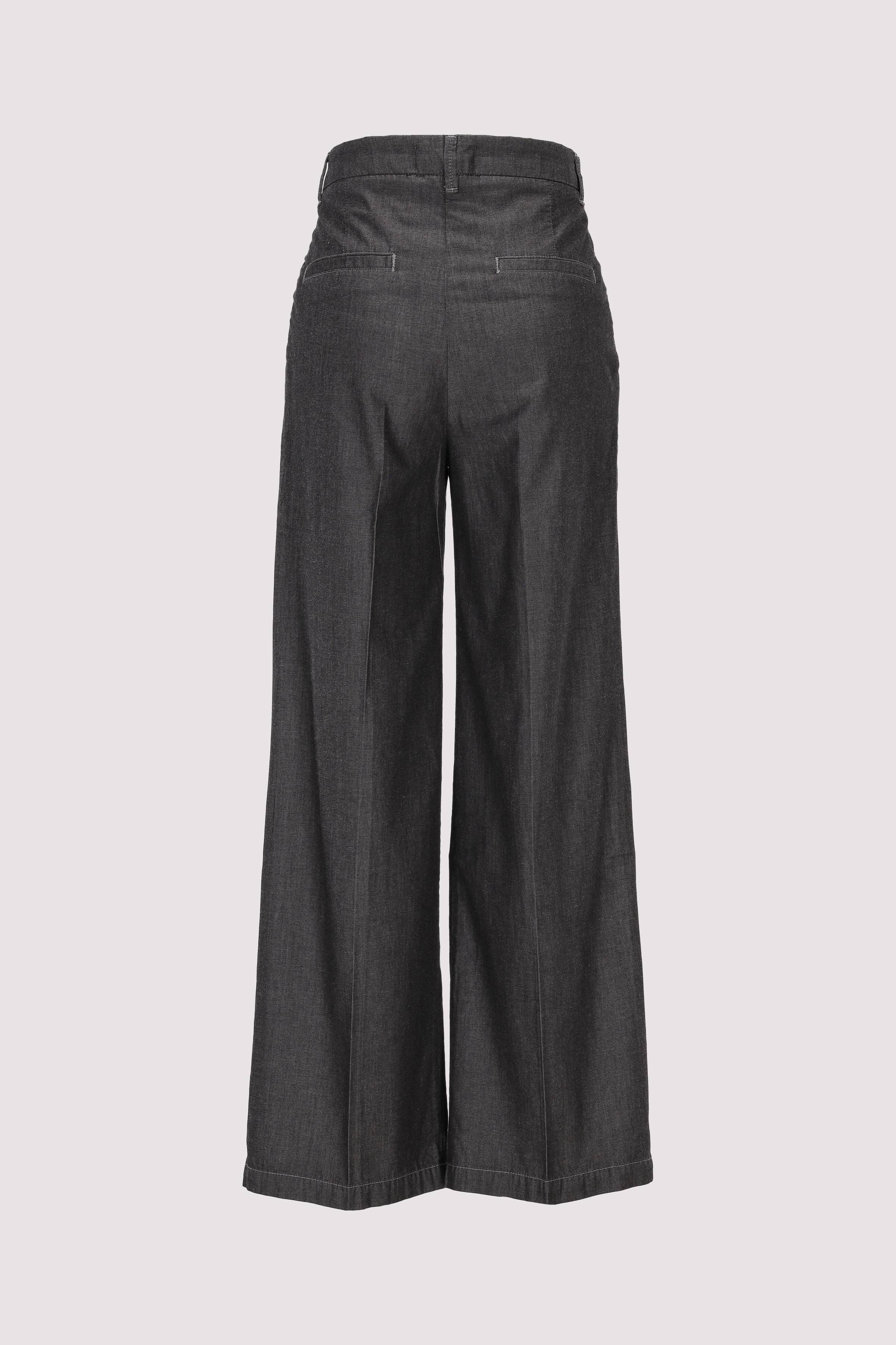 Soldout Damen Wide-Leg-Hose Anthrazit
