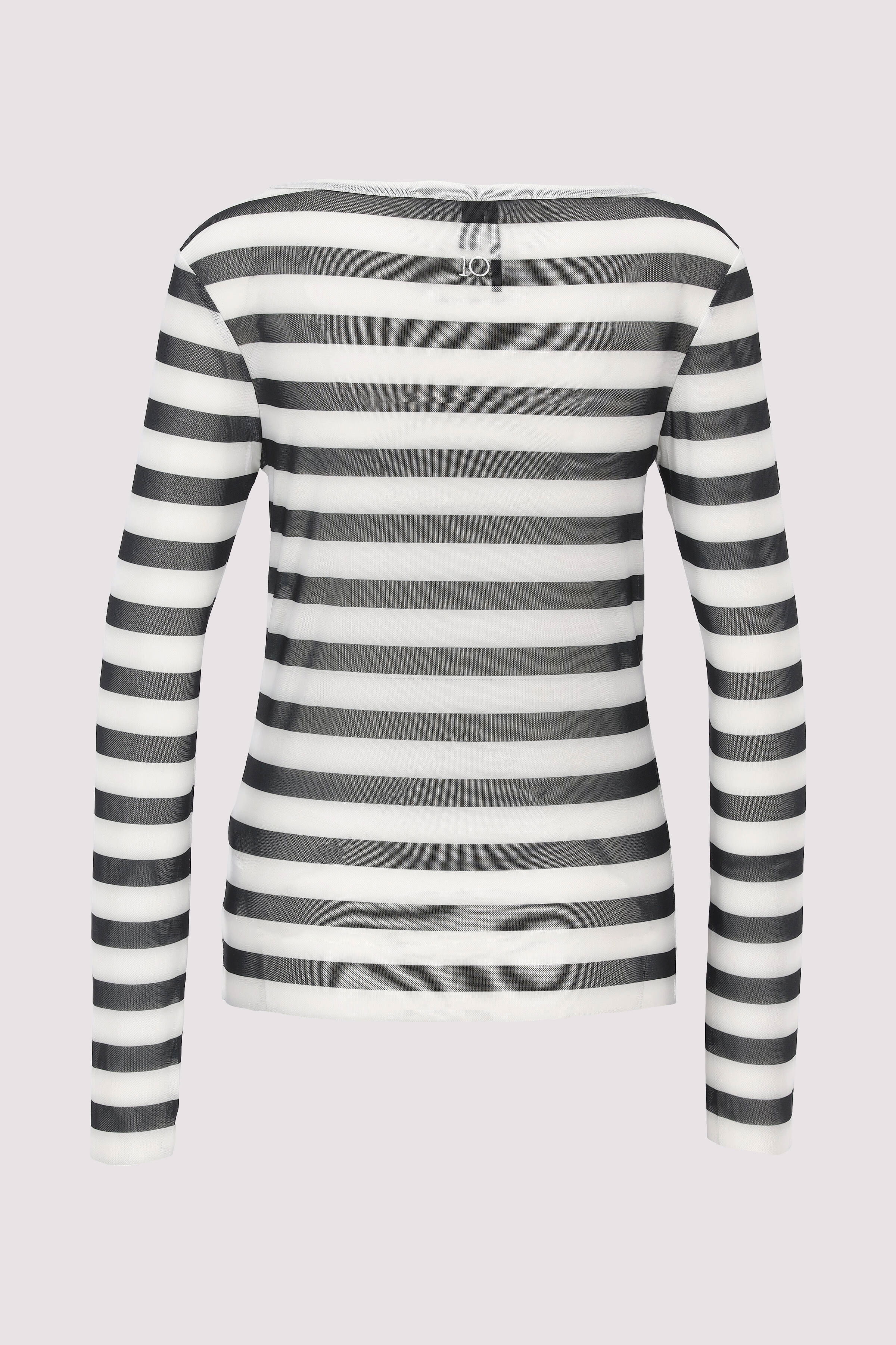 10Days - Mesh Tee Stripe 10Days - Mesh Tee Stripe