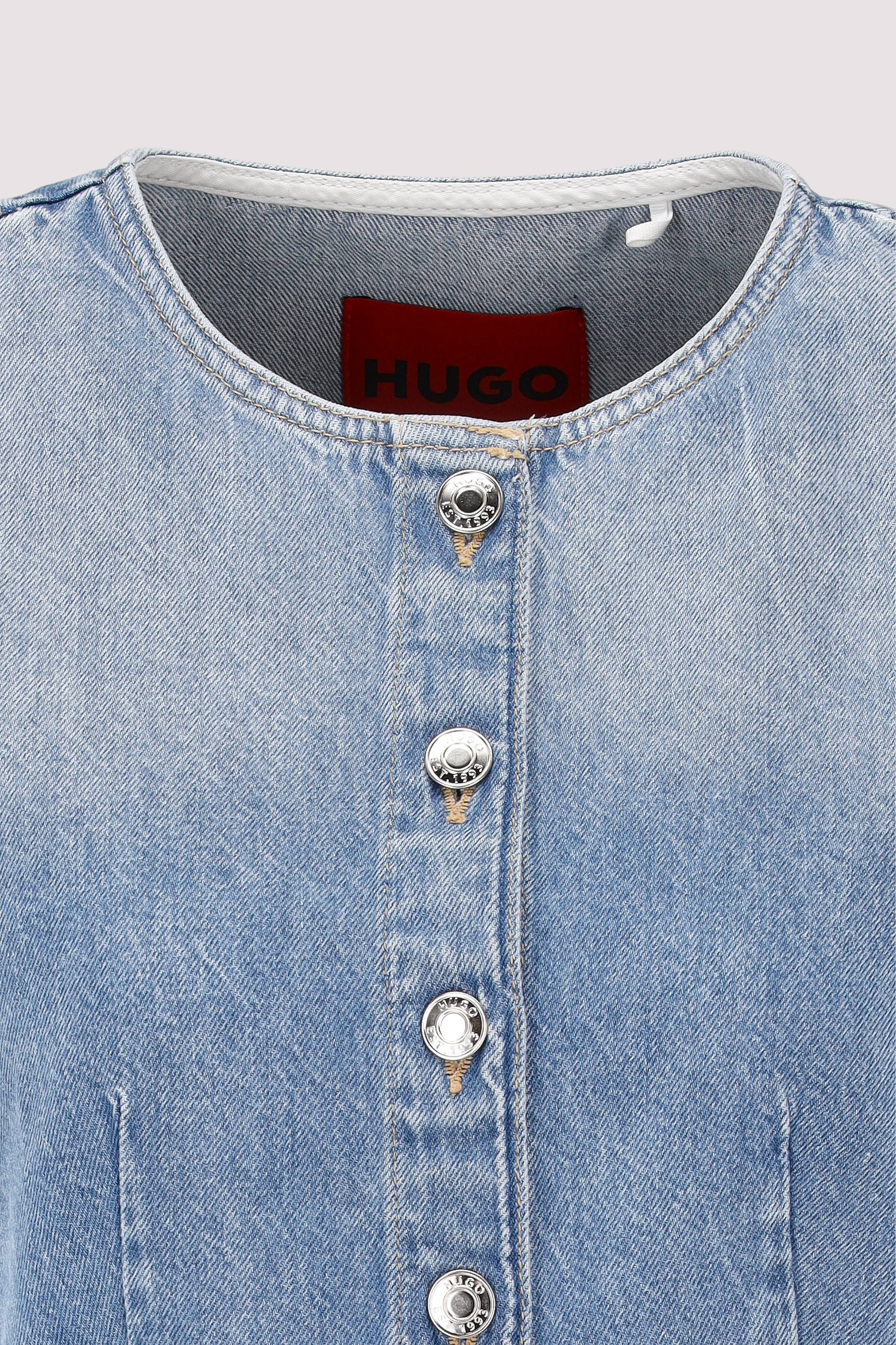 HUGO - HUGO Denim-Top in Bright Blue