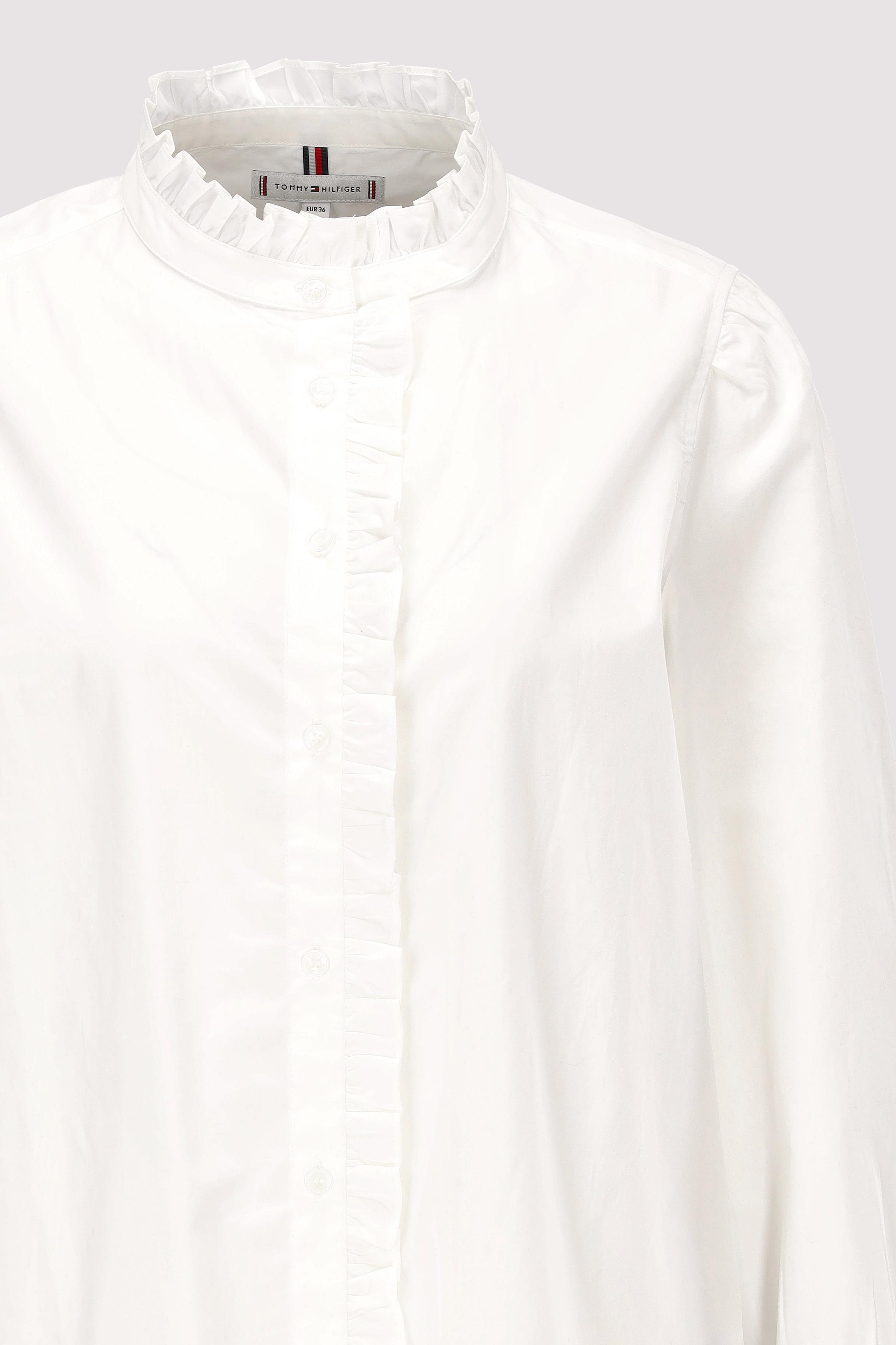 Tommy Hilfiger - COTTON FRILL RELAXED SHIRT Tommy Hilfiger - COTTON FRILL RELAXED SHIRT