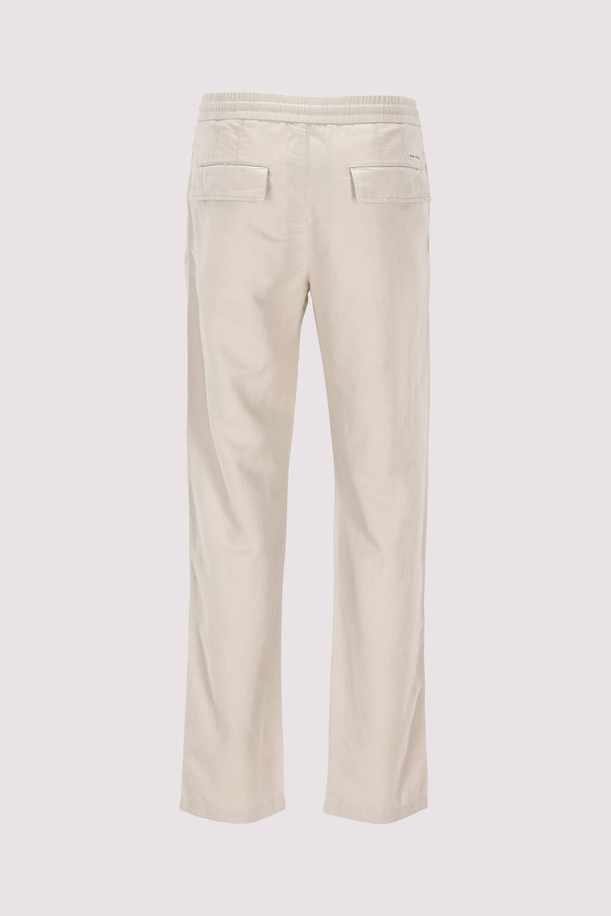 Marc O Polo Casual - Marc O'Polo Herren Leinen-Shorts Grau