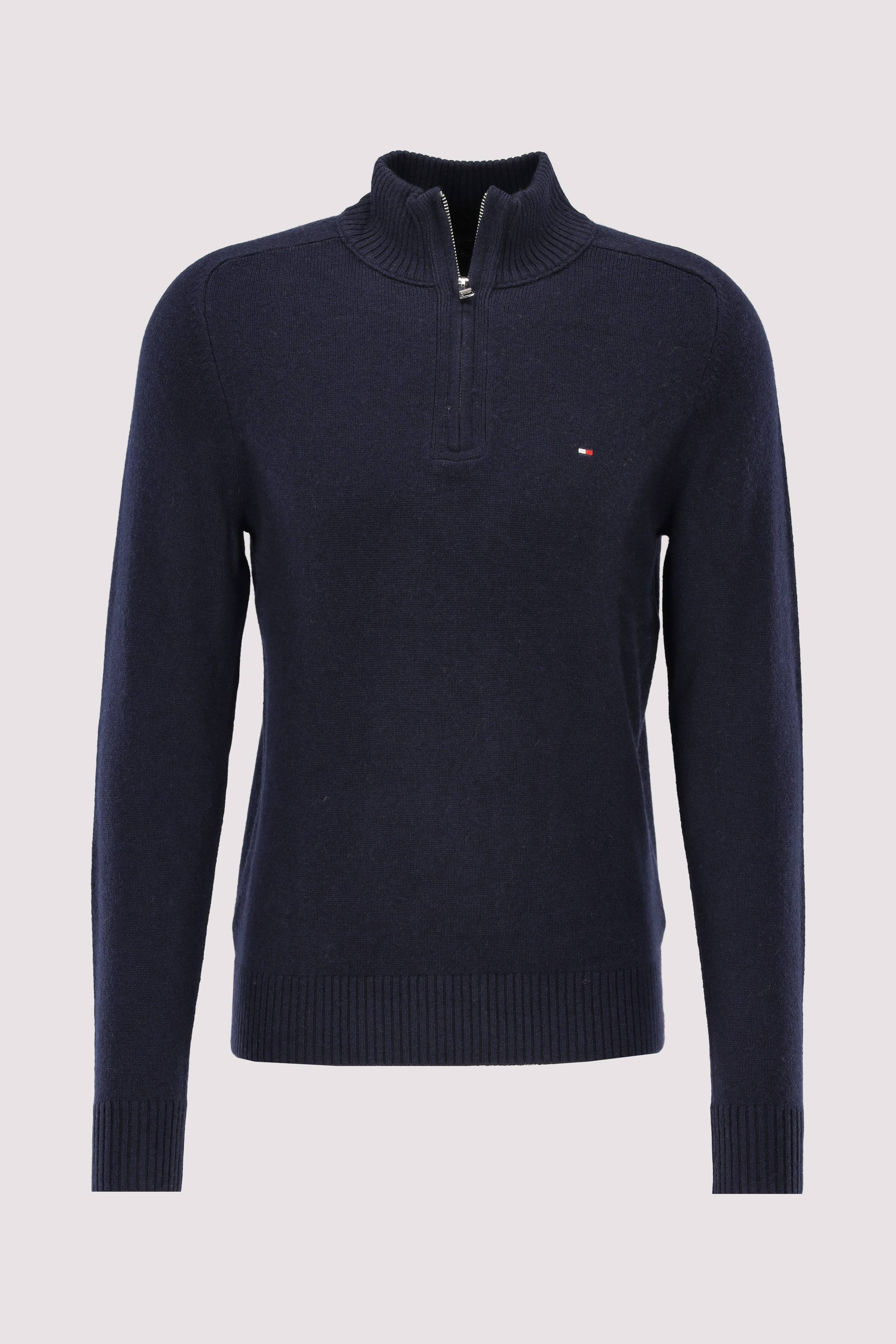 LAMBSWOOL ZIP MOCK