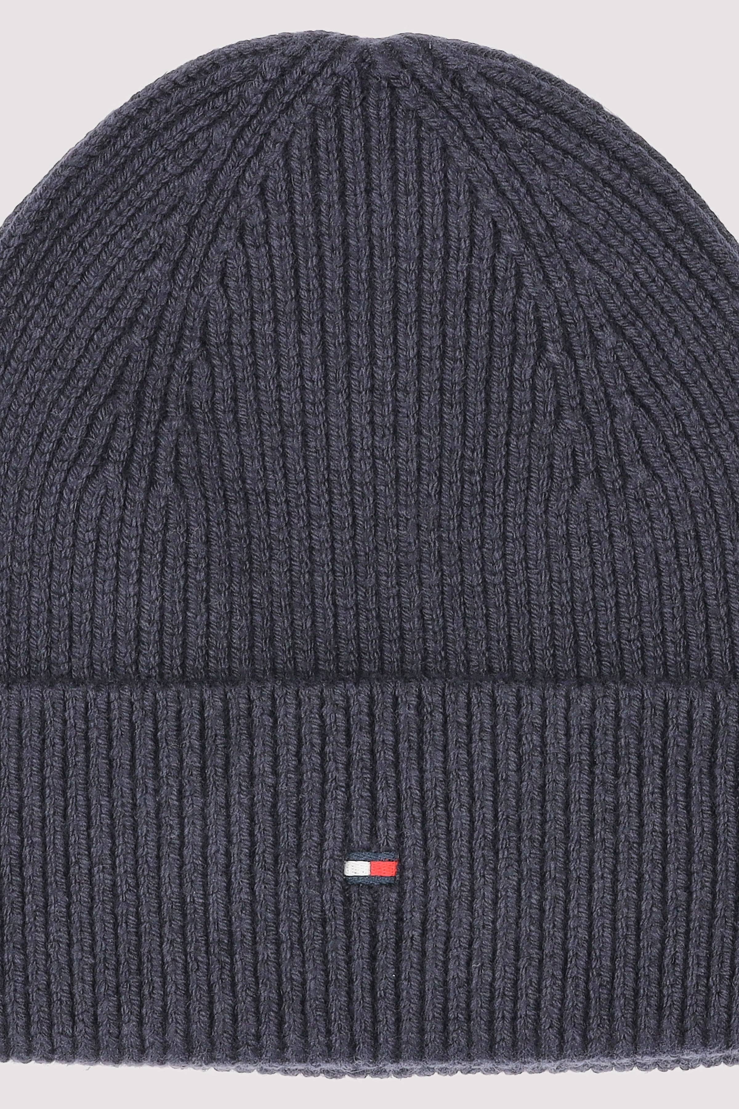 Tommy Hilfiger weiche Mütze blau