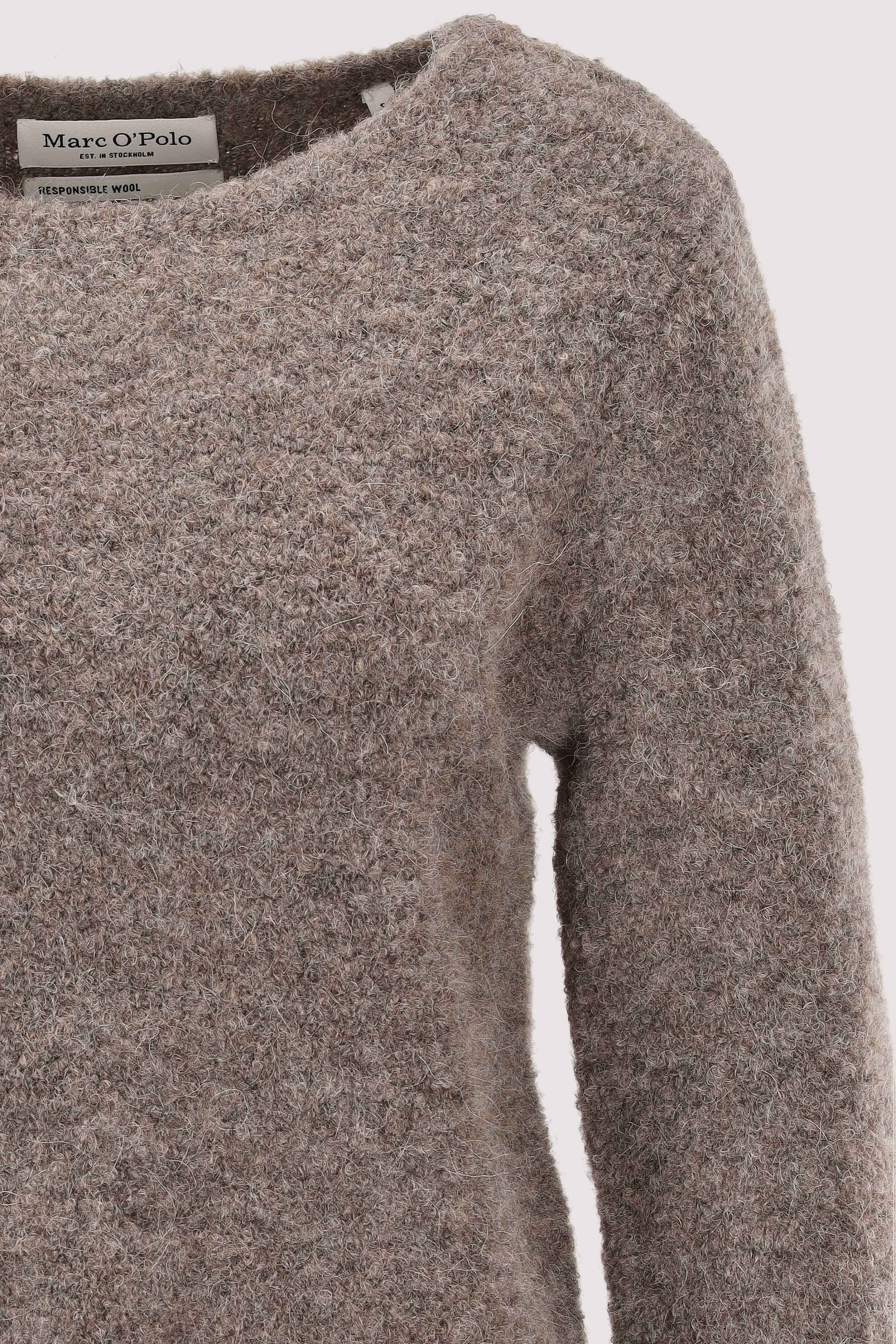 Marc O Polo Casual - Marc O'Polo Rundhalspullover mit Alpaka