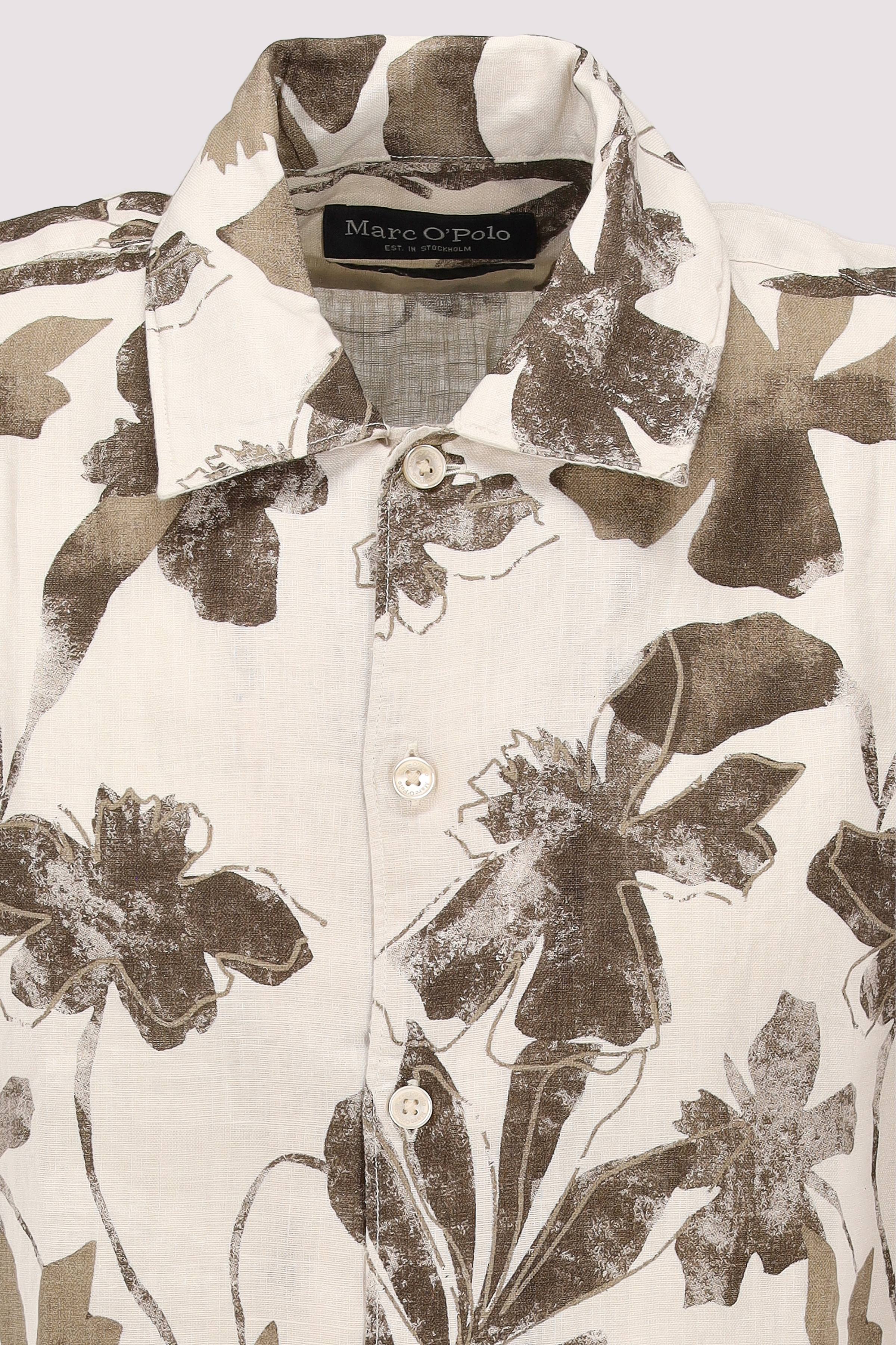 Marc O Polo Casual - Marc O'Polo Leinenhemd Braun