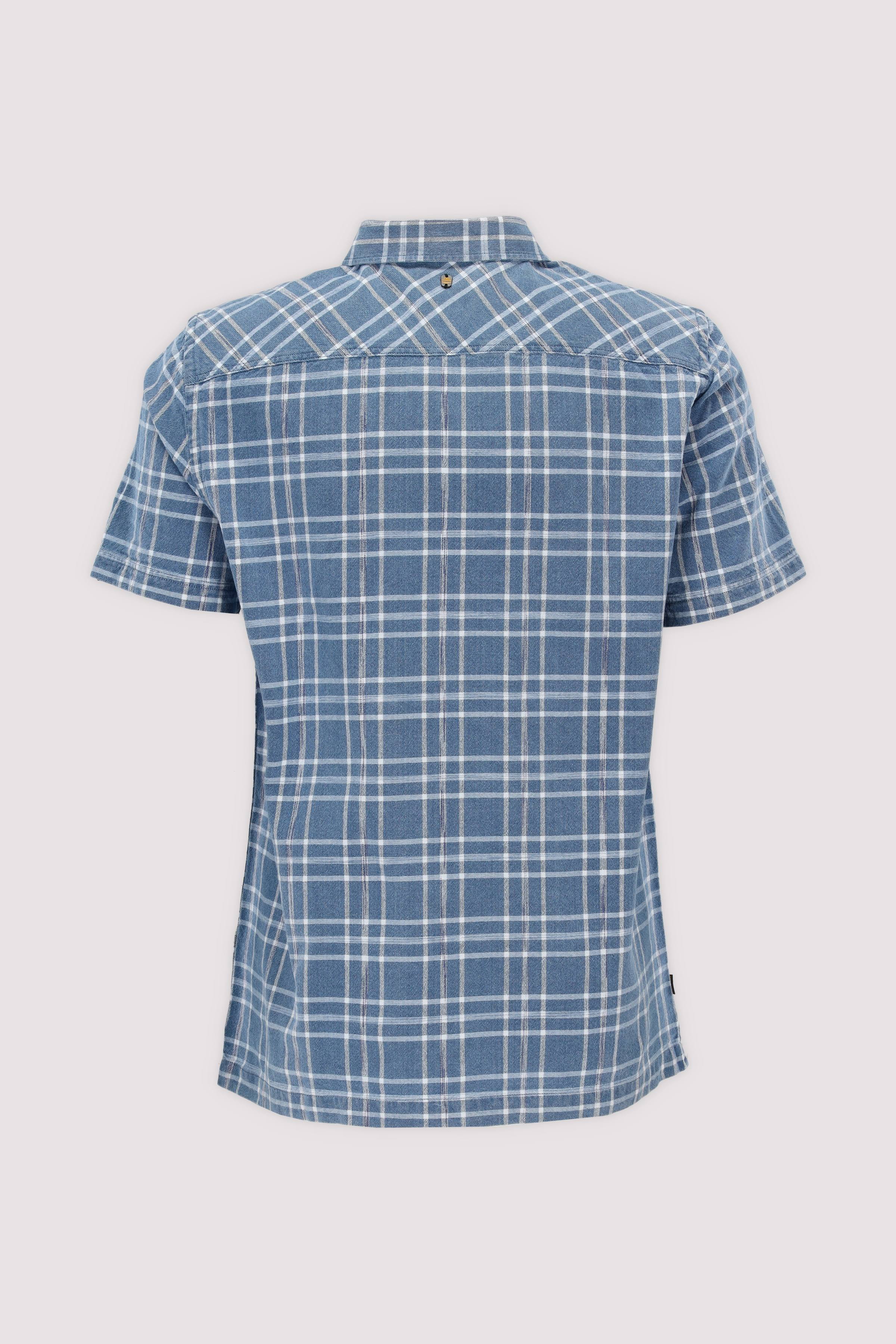Short Sleeve Shirt Indigo Inje