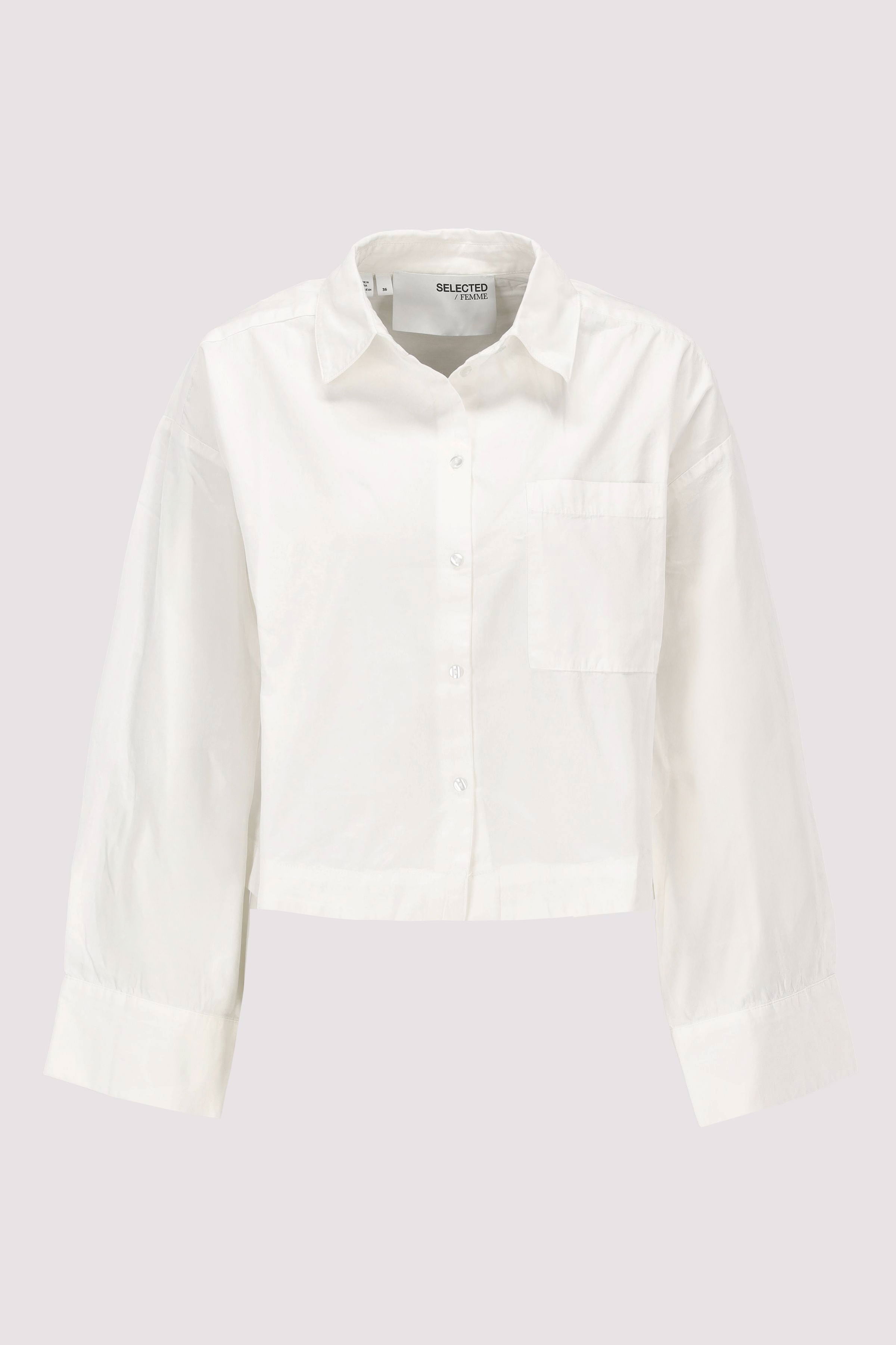 SLFASTHA LS CROPPED BOXY SHIRT