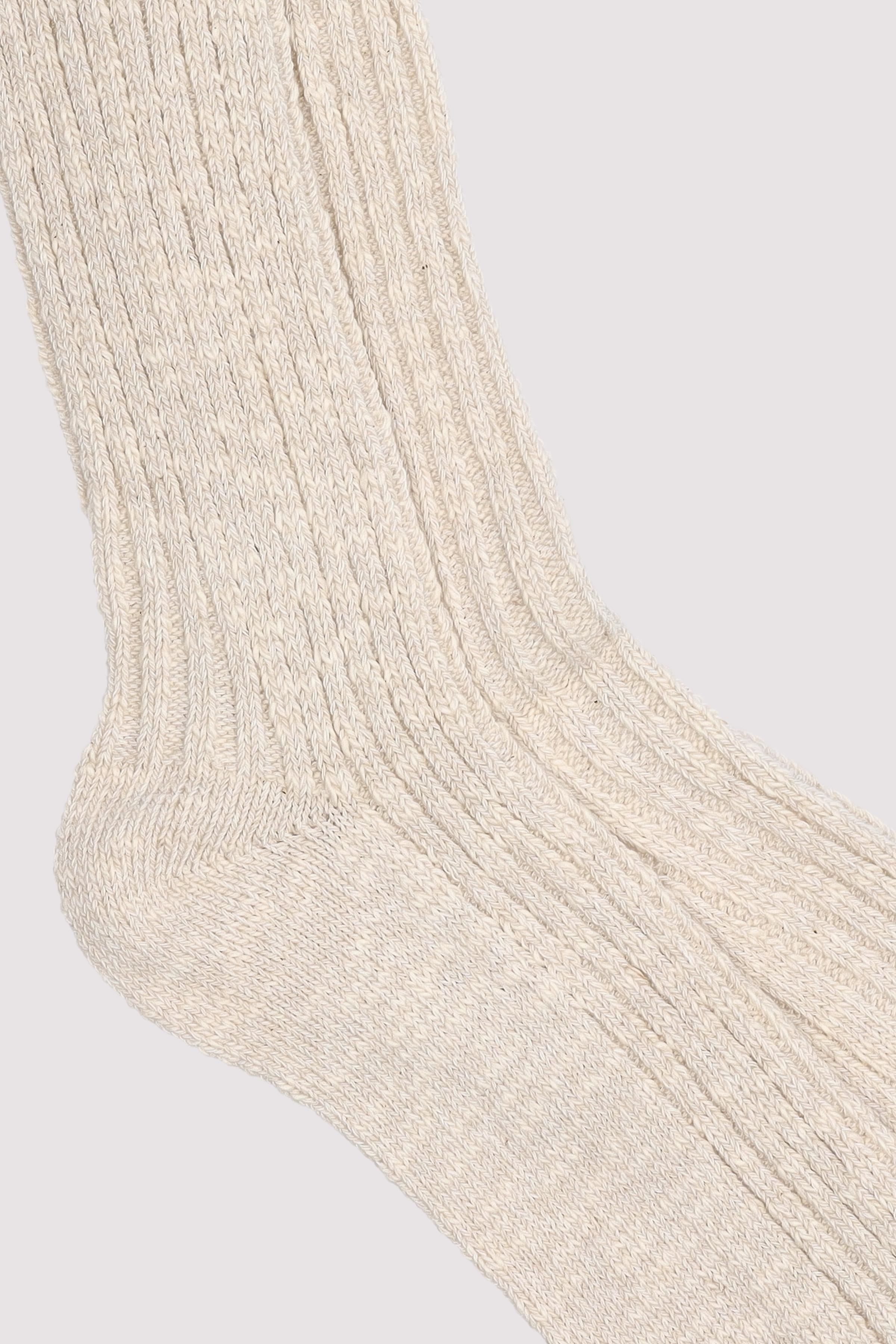 Rib Socks with Slubyarn, Organ