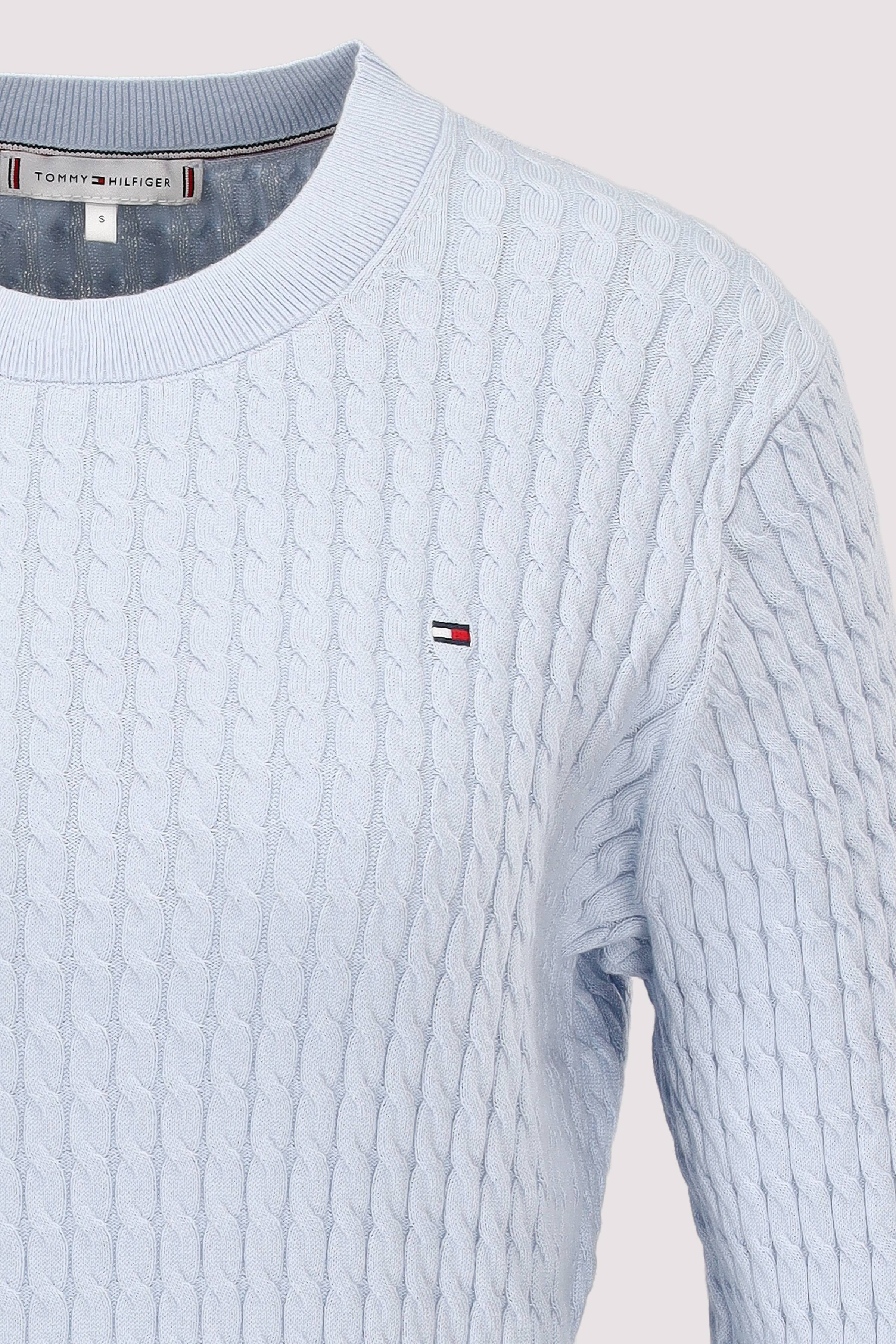 Tommy Hilfiger - CO CABLE FINE GG C-NK LS SWEAT