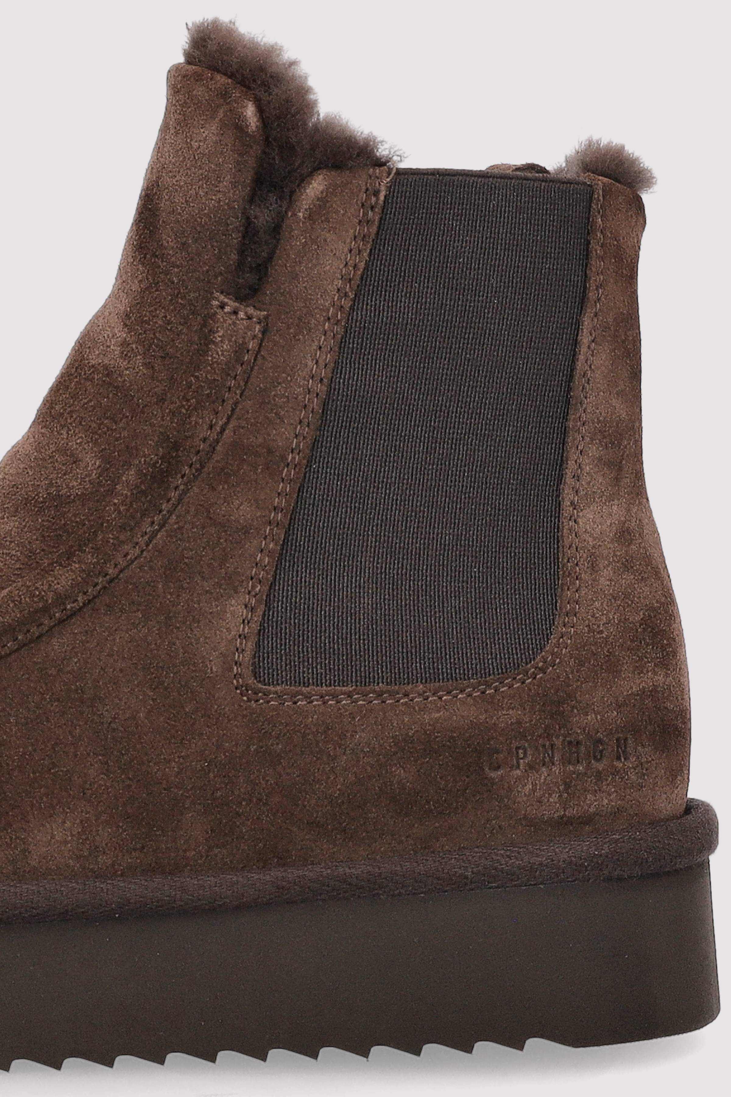 Copenhagen - Copenhagen Damen-Boots Suede Chocolate