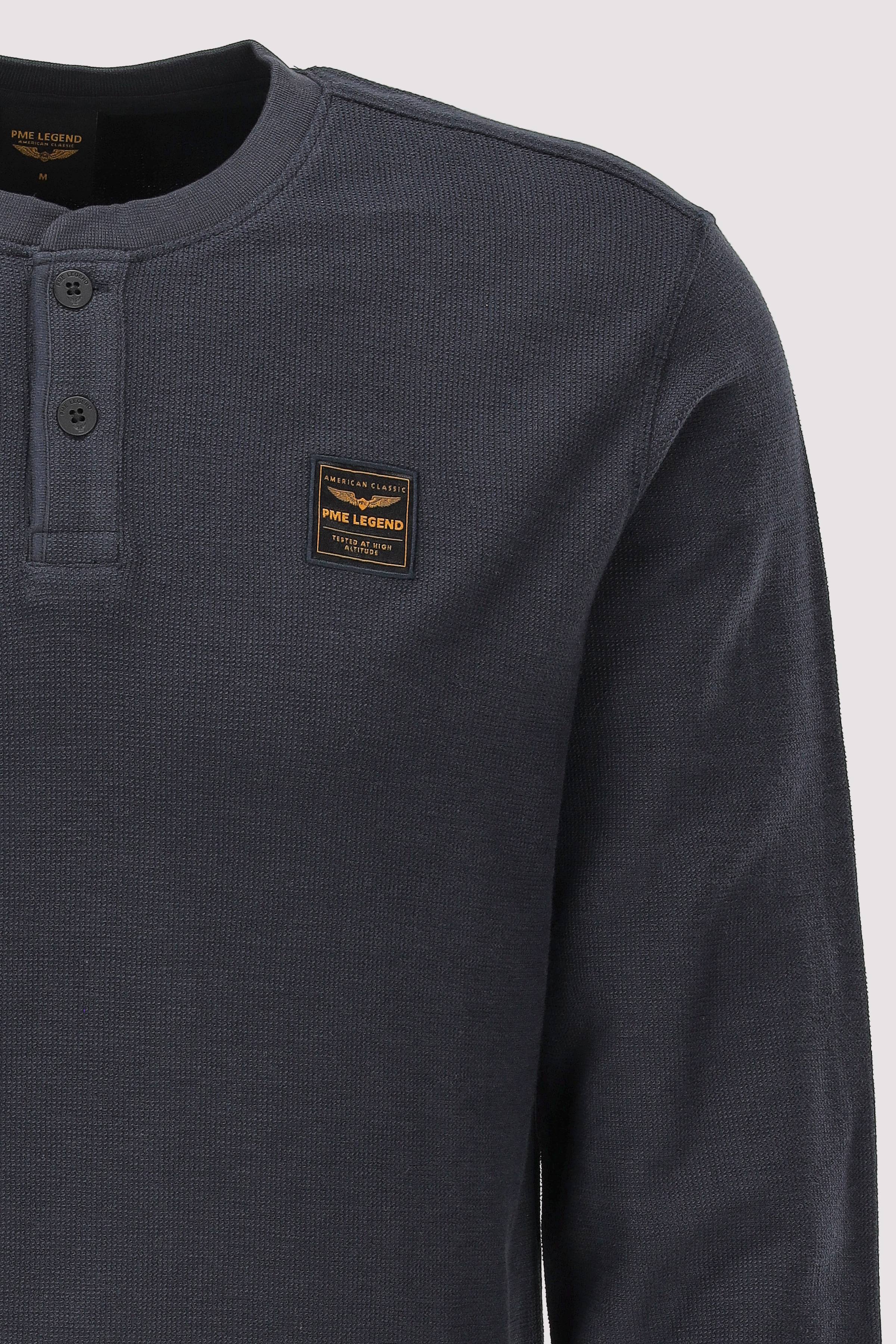 PME Legend - Long sleeve r-neck structured