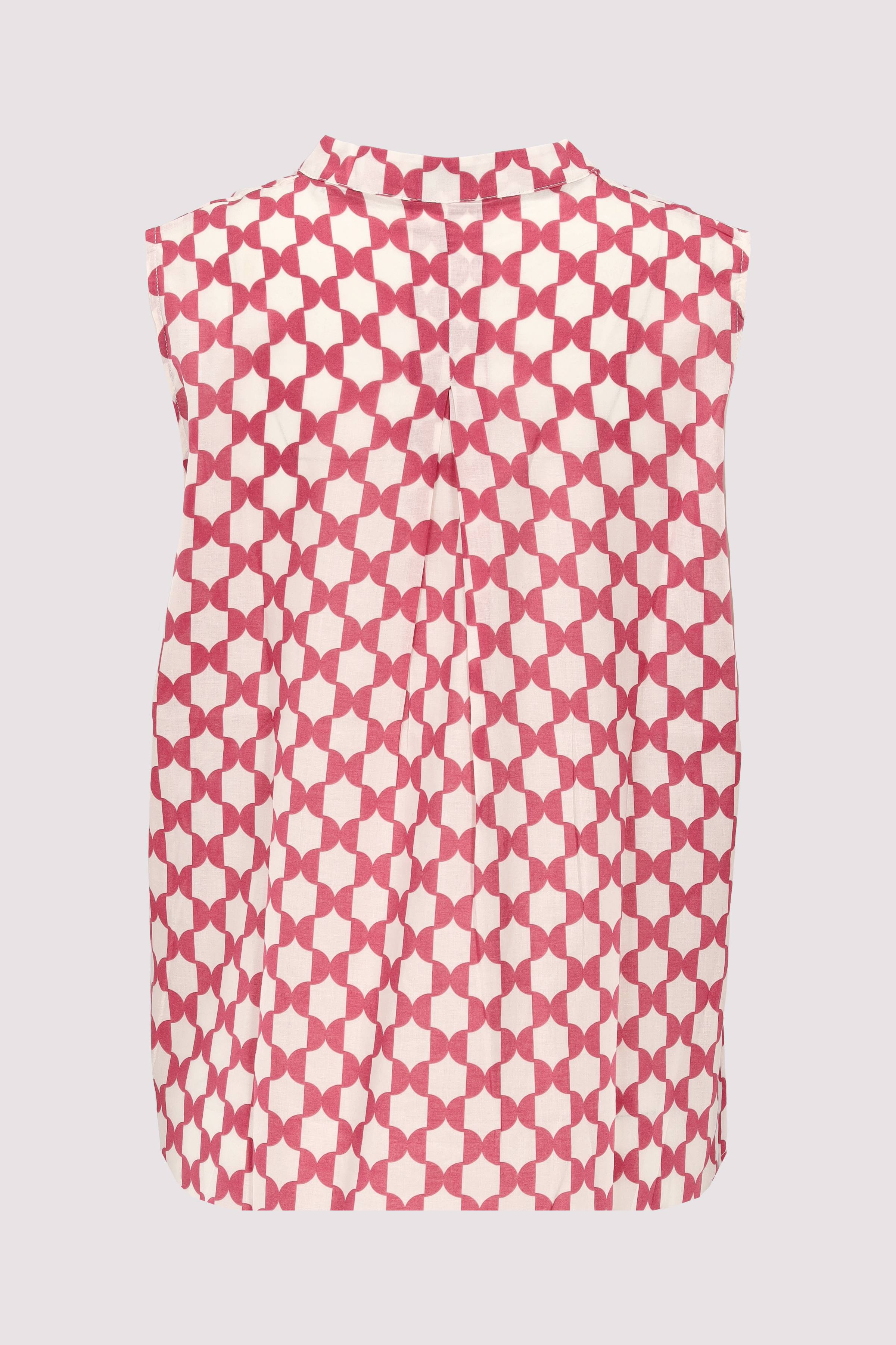 Marc O´Polo International - Woven Top, flared shape, v-nec Marc O´Polo International - Woven Top, flared shape, v-nec