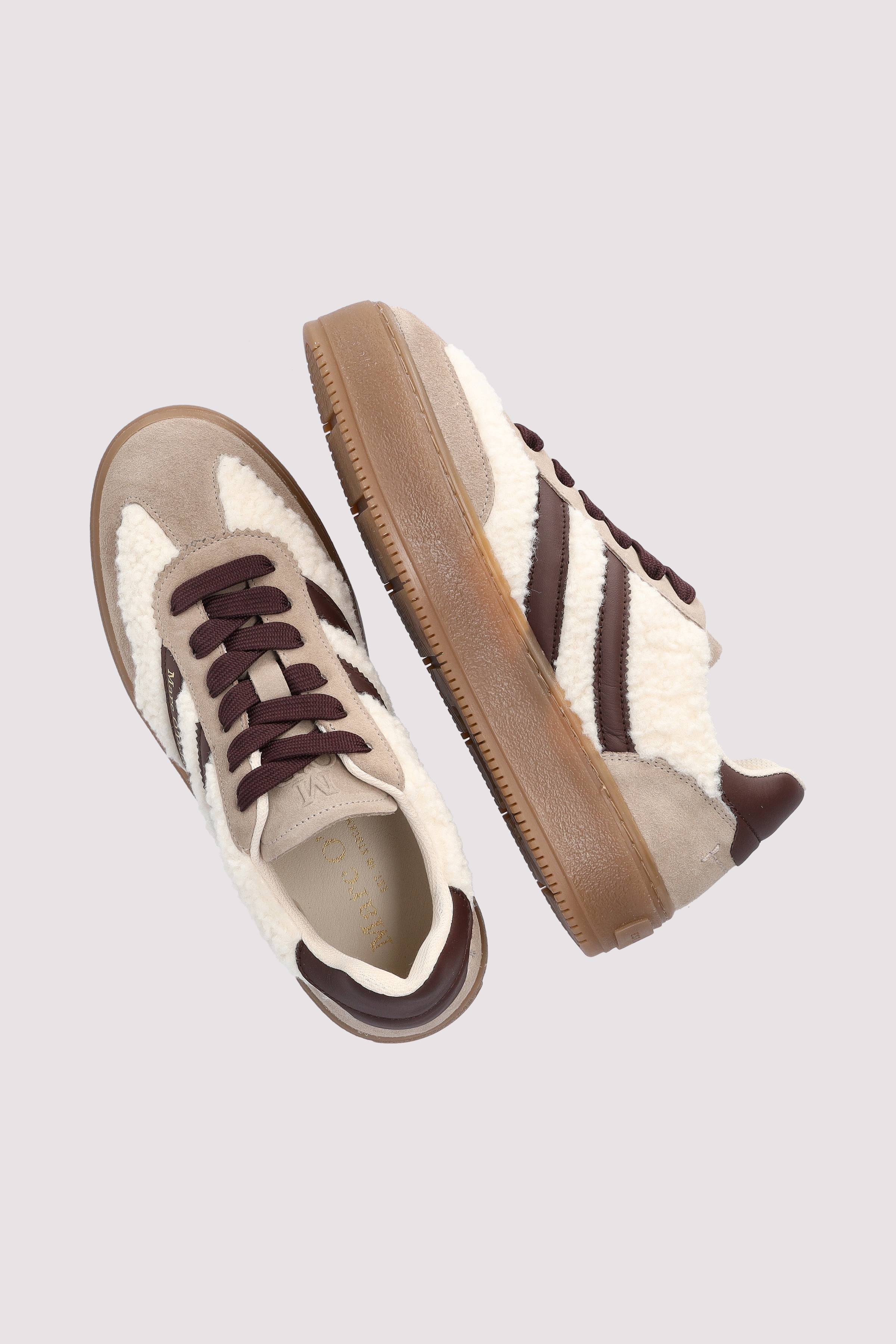 Marc O Polo Schuhe - Marc O'Polo Damen Sneaker Taupe