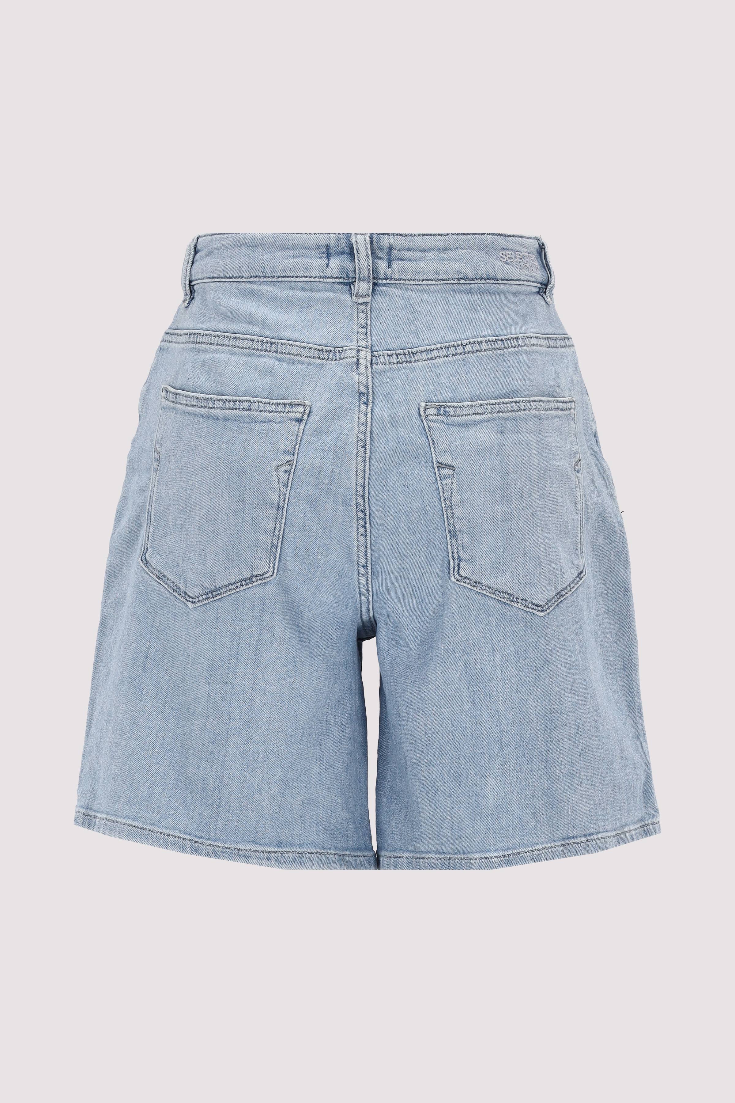 Selected - SLFANYA-GRY HW PLEAT DENIM SHO Selected - SLFANYA-GRY HW PLEAT DENIM SHO