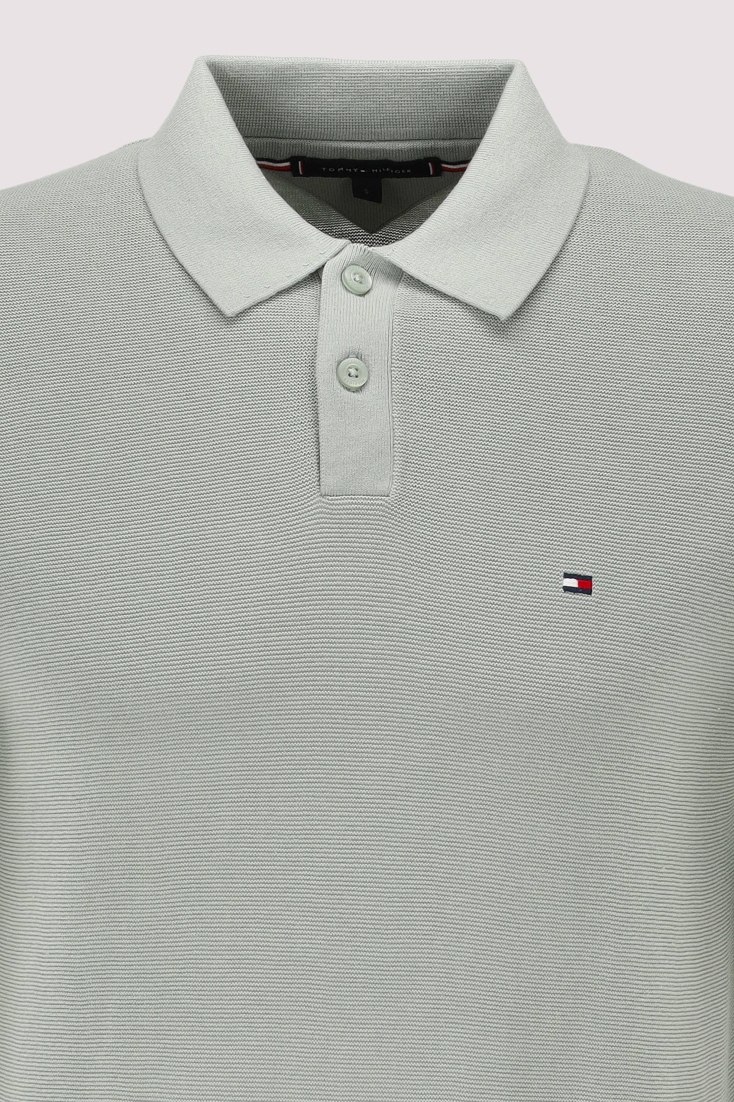 Tommy Hilfiger - kurzarm-Poloshirt aus Bio-Baumwolle Grau