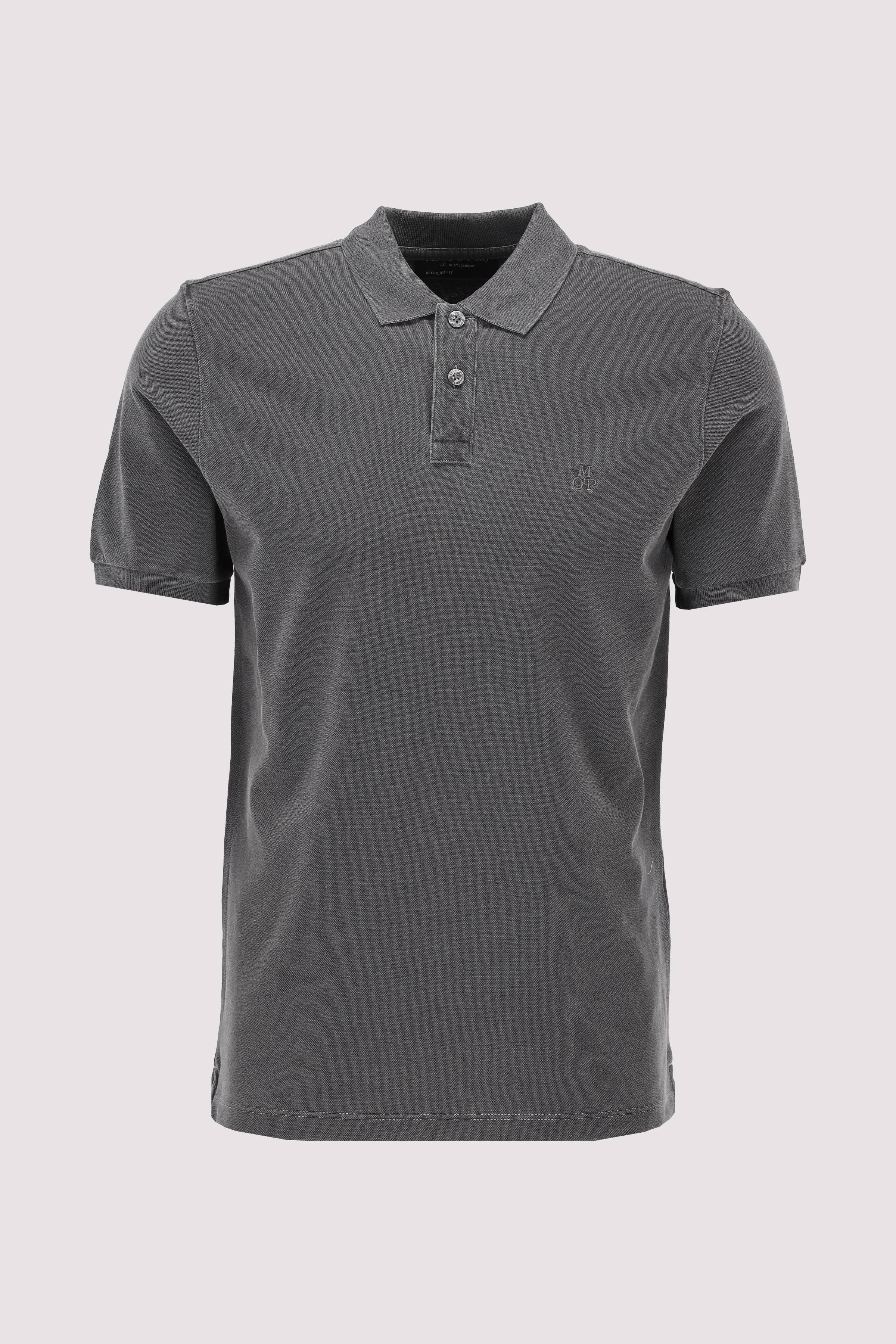 Polo, short sleeve, rib detail