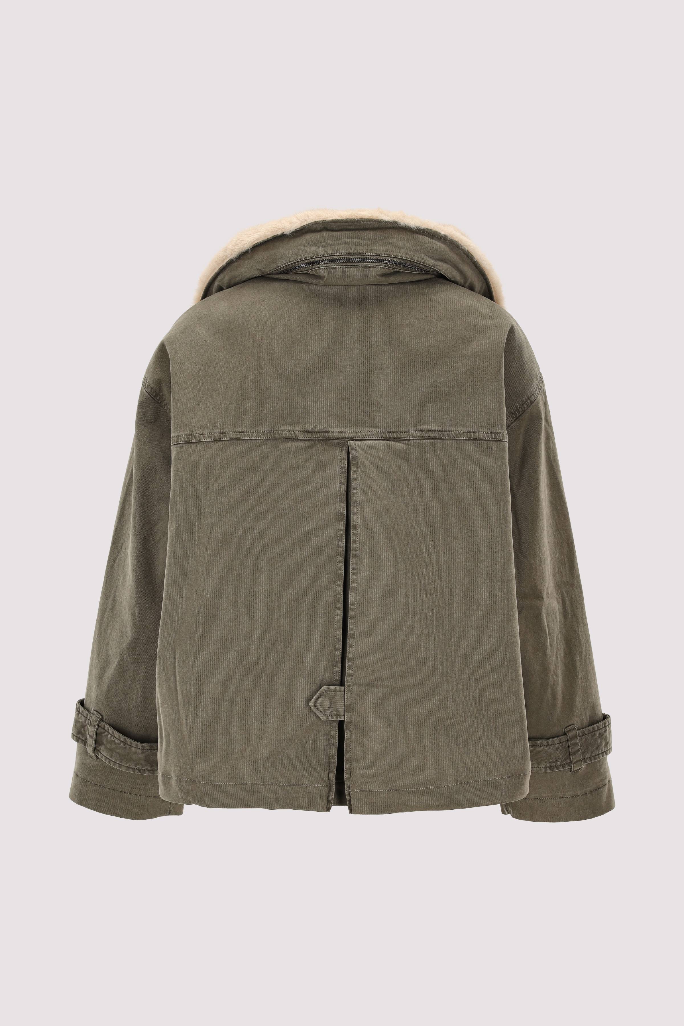 Blonde No. 8 Kunstfelljacke Khaki