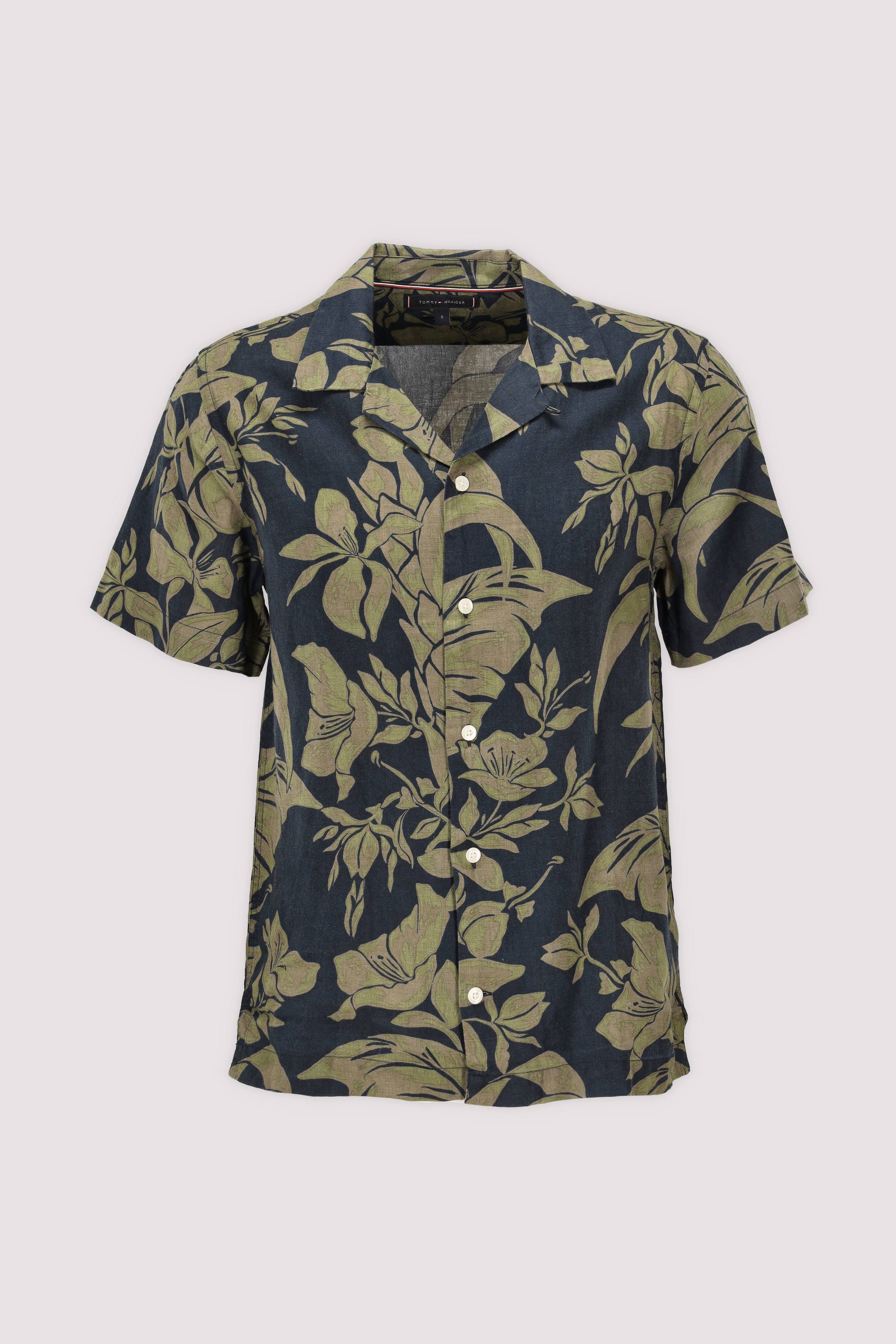 LINEN FLORAL AOP SS RF 1/2
