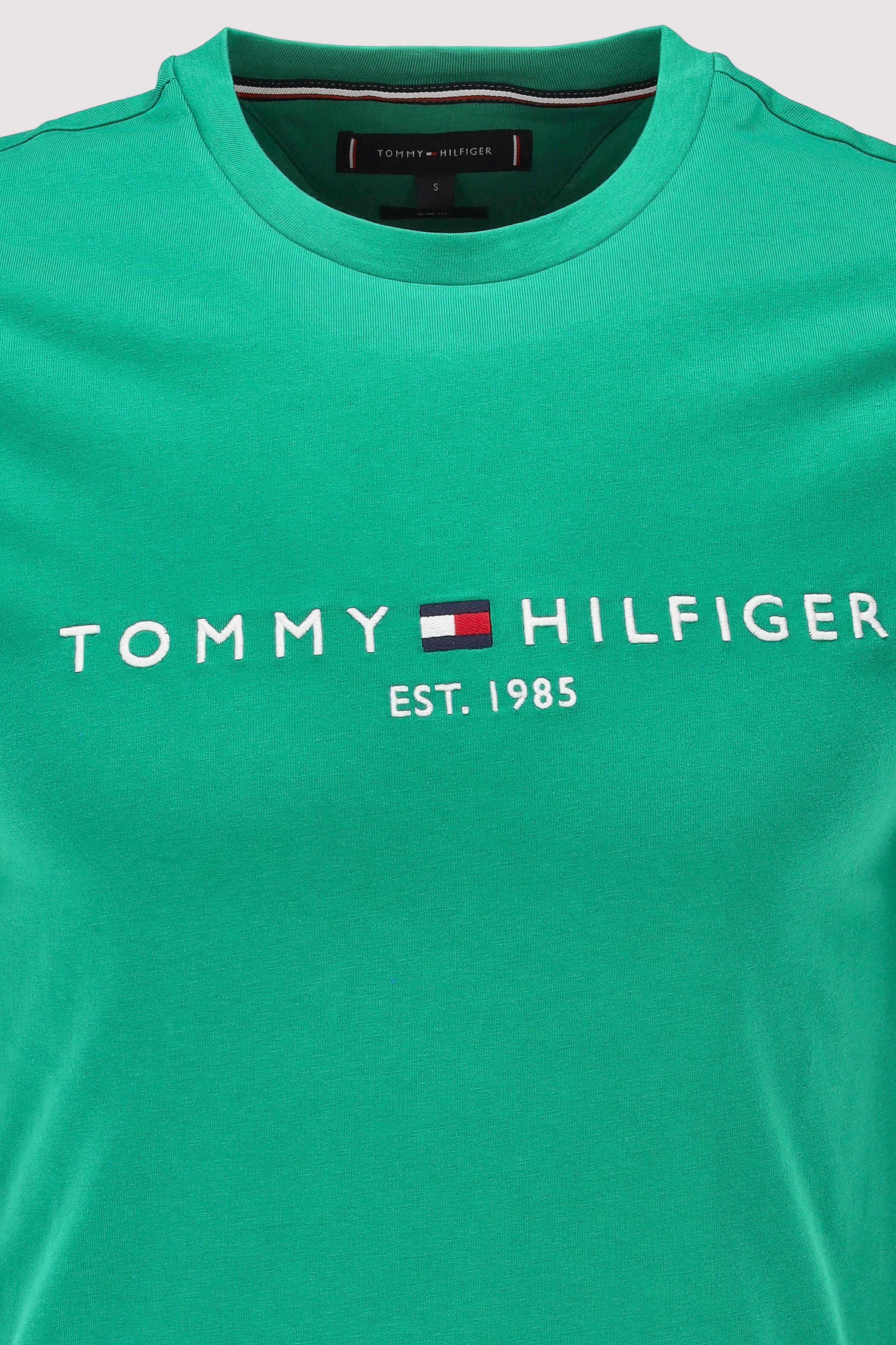 TOMMY LOGO TEE | Green | XXL | 8720646364701