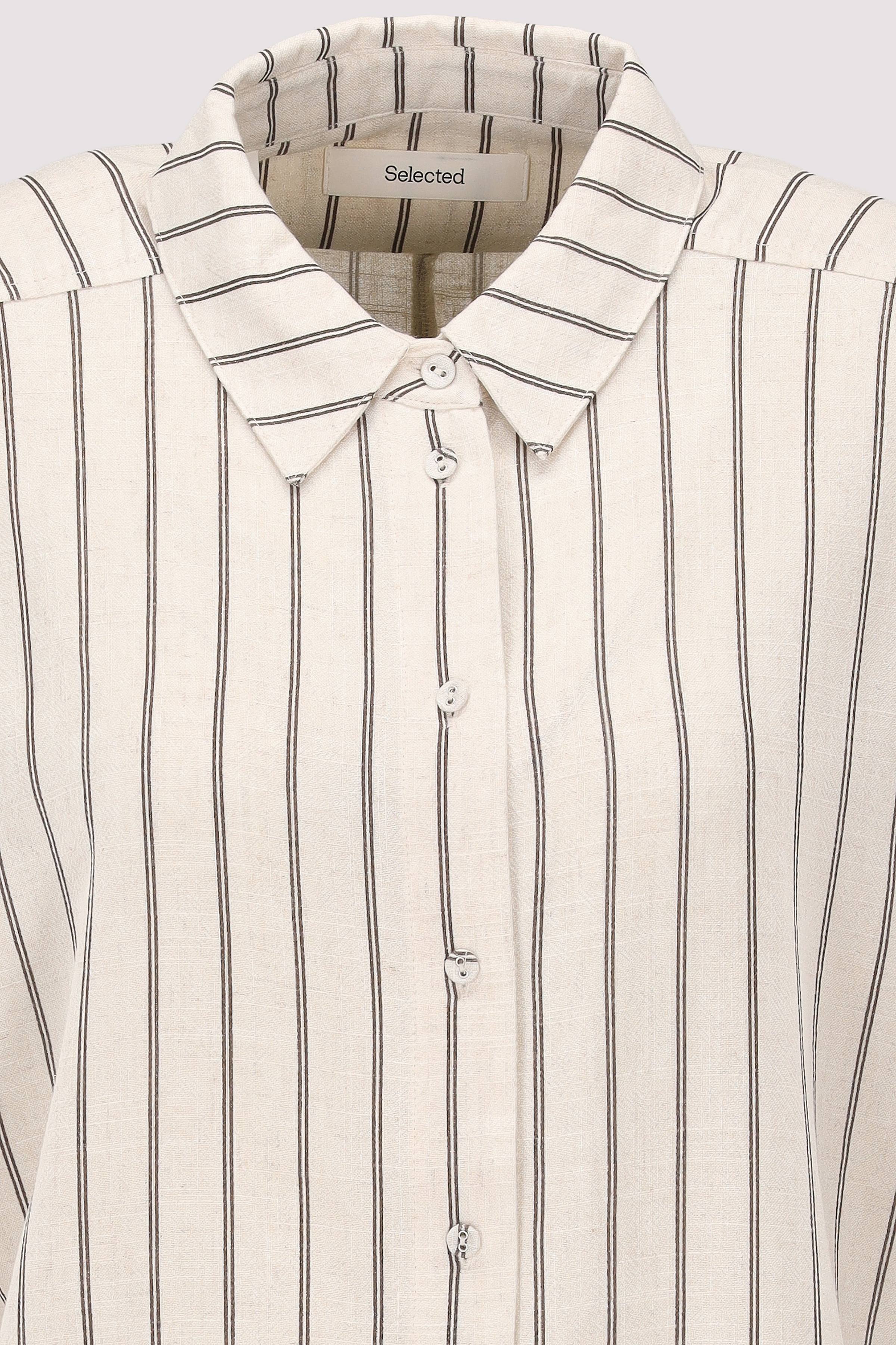 Selected - SLFVIVA SS STRIPED CROPPED SUN