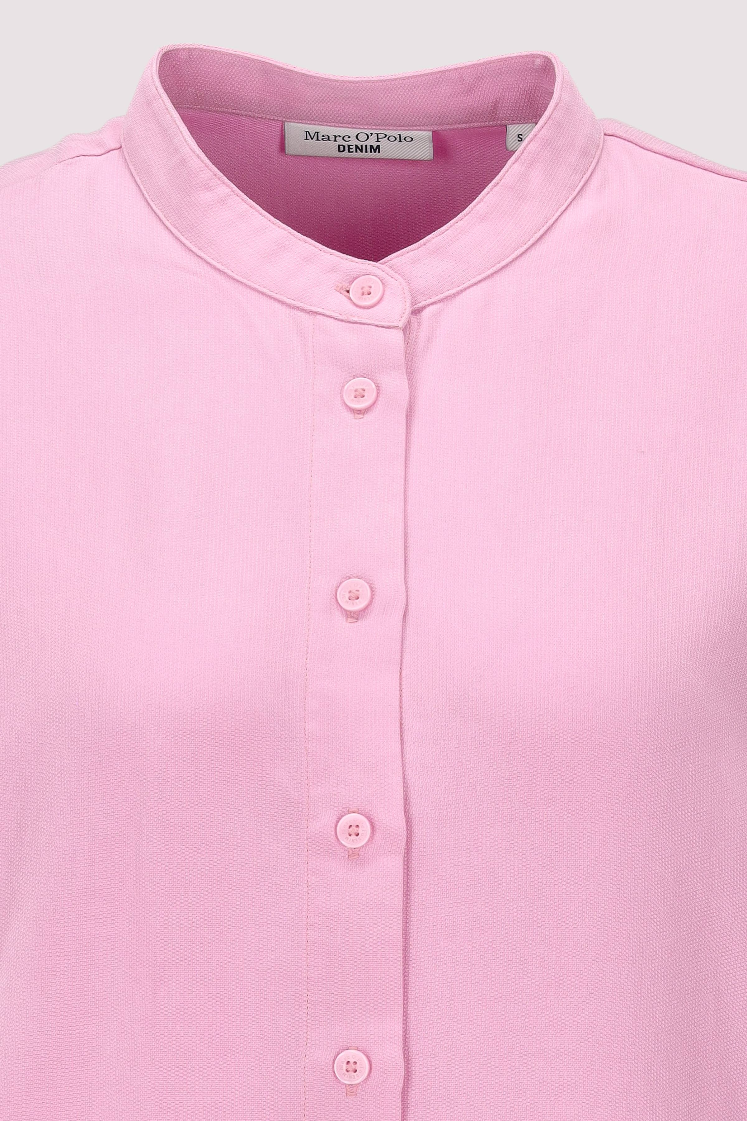 Marc O'Polo Denim - Marc O'Polo Damen Kurzarmbluse Lyocell