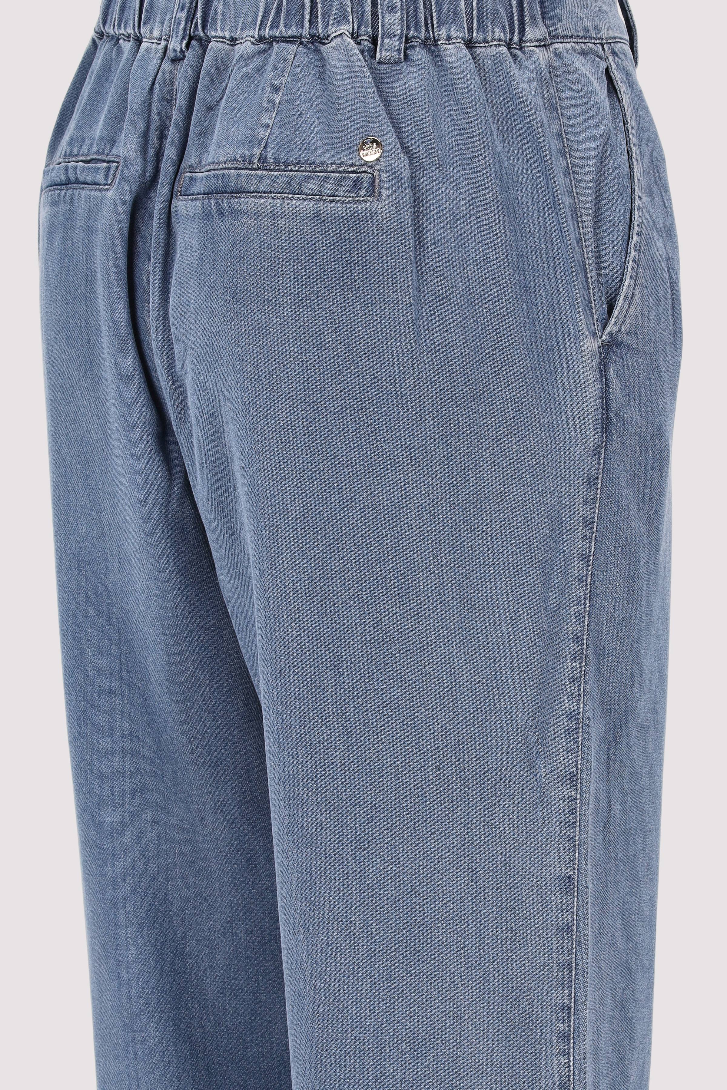 MosMosh - MosMosh Wide-Leg-Hose in Blau