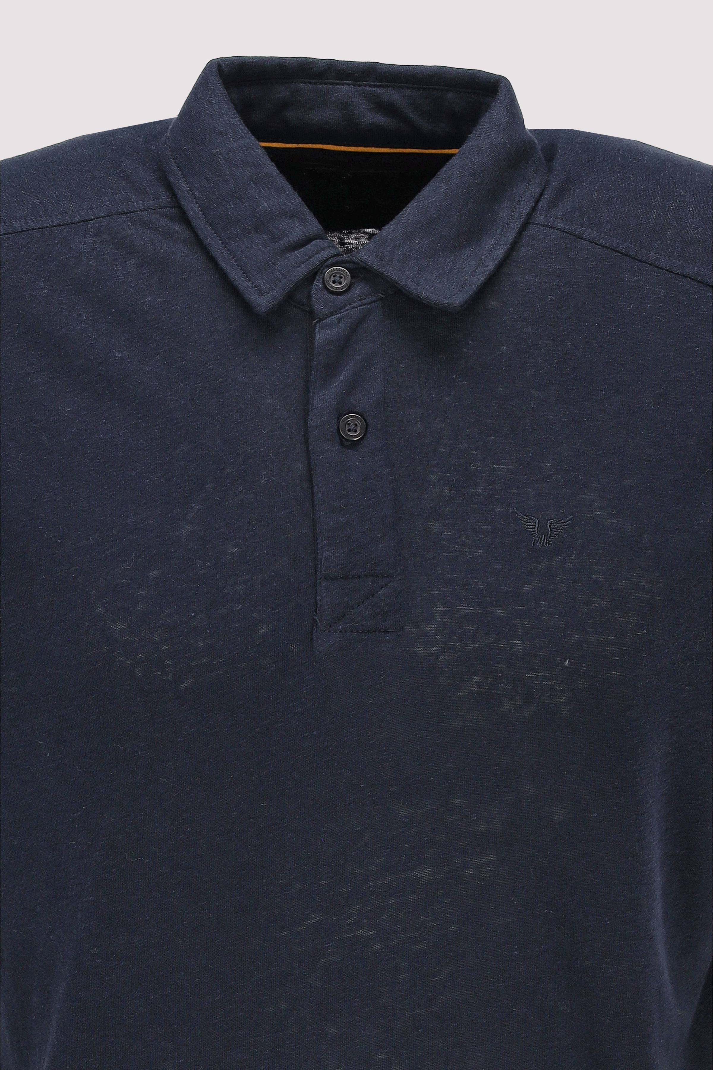 PME Legend - Short sleeve polo linen blend PME Legend - Short sleeve polo linen blend