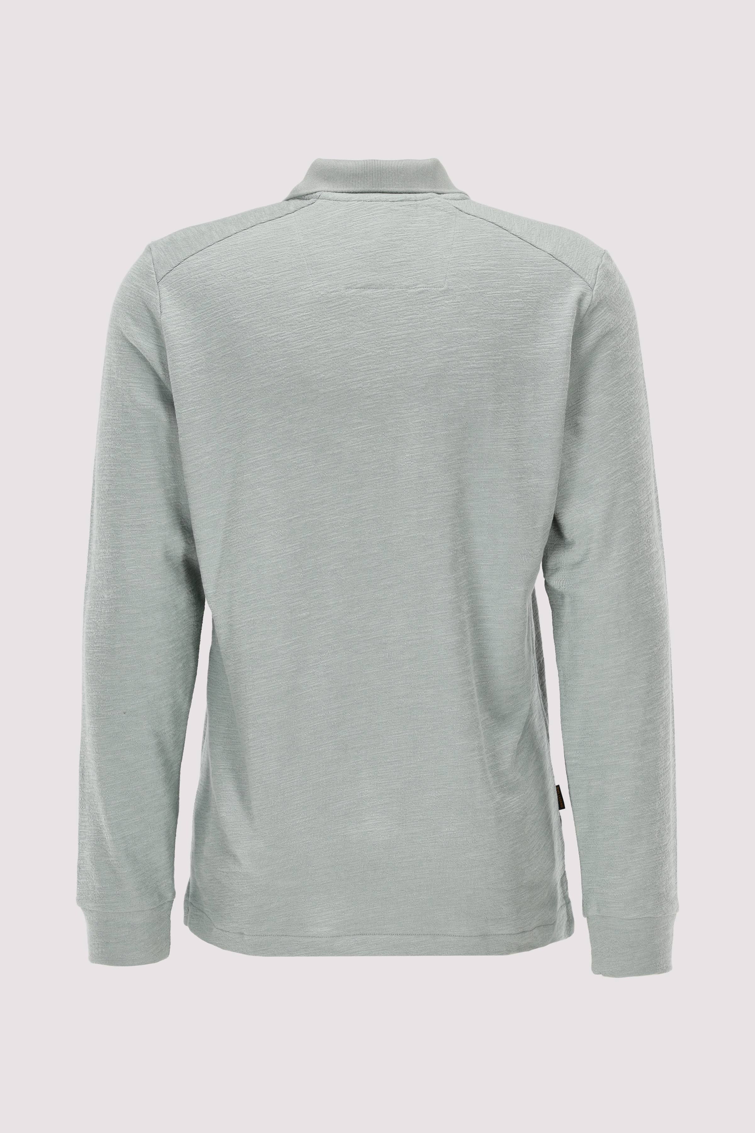 PME Legend - Long sleeve polo slub jacquard PME Legend - Long sleeve polo slub jacquard