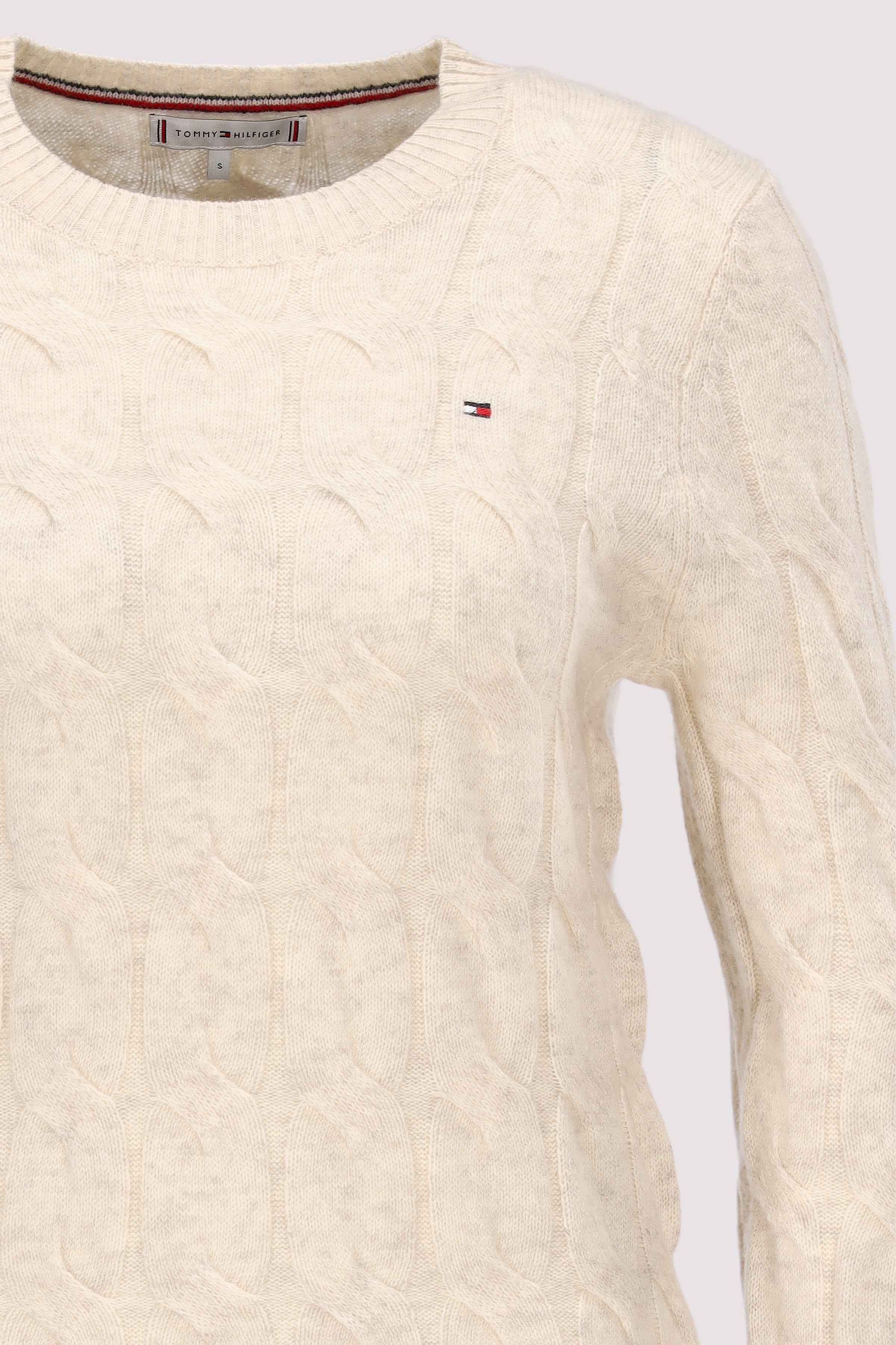 Tommy Hilfiger - SOFT WOOL CABLE C-NK LS SWT