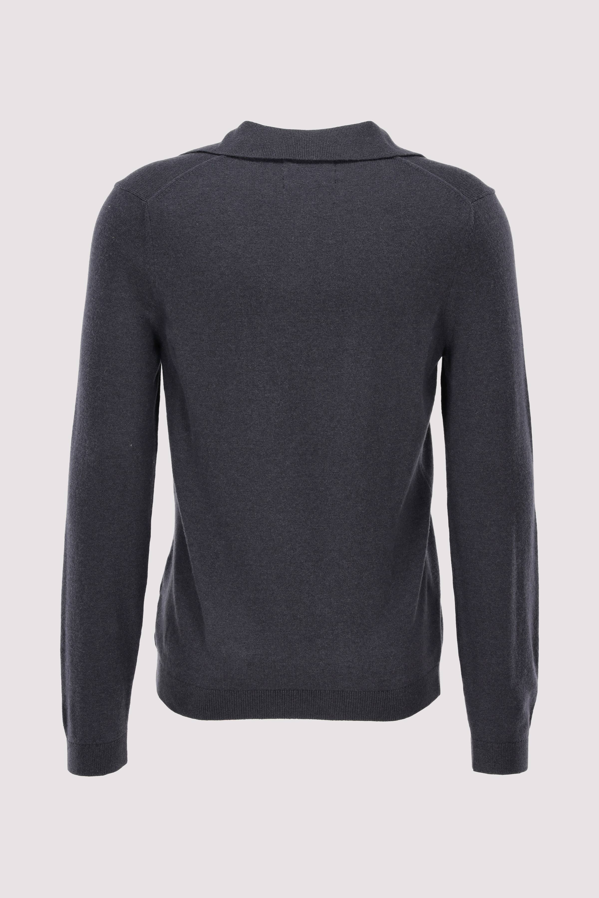 Marc O´Polo International - Sweater LS with open Polo Coll Marc O´Polo International - Sweater LS with open Polo Coll