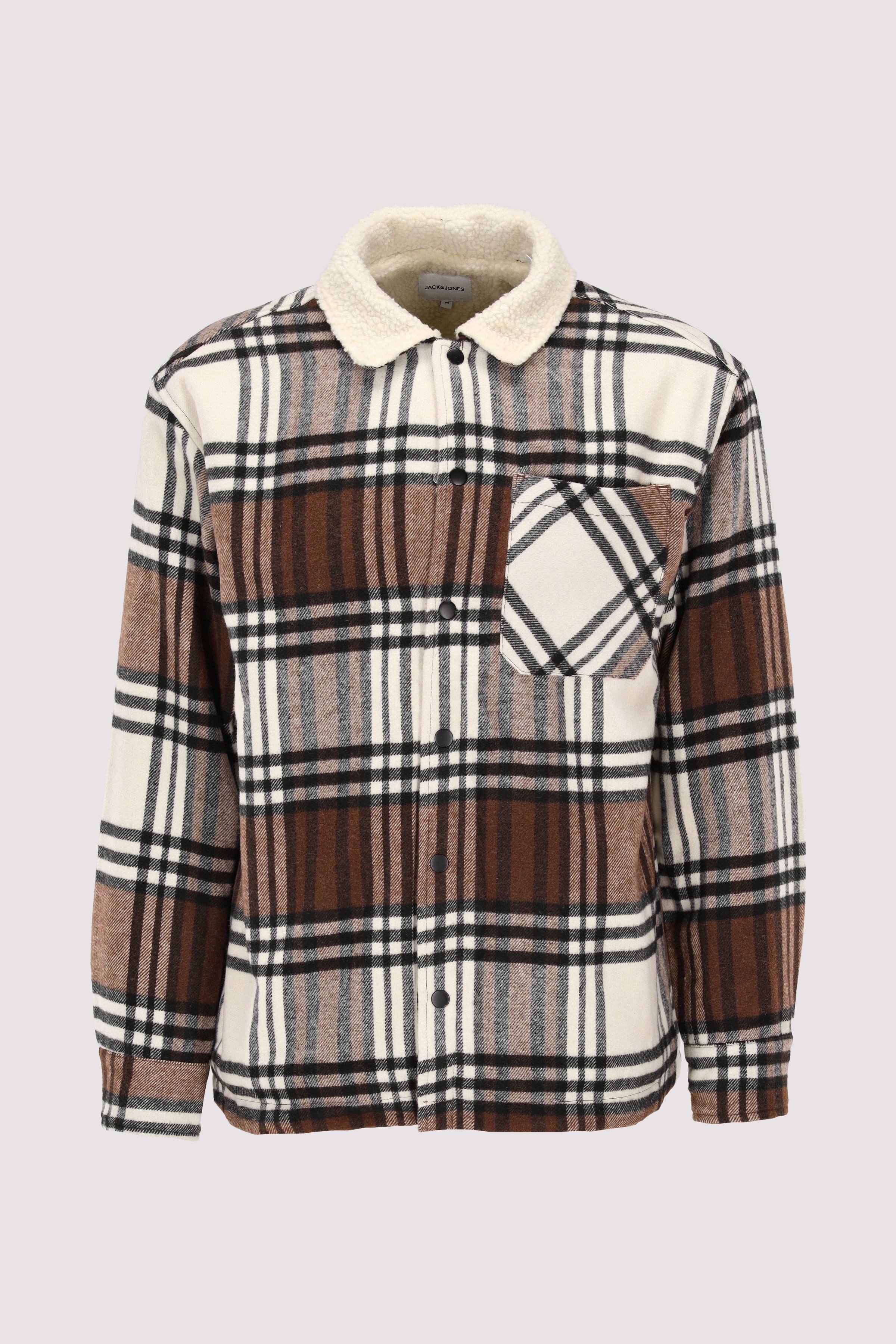 JJZAC TEDDY SHIRT JACKET LS