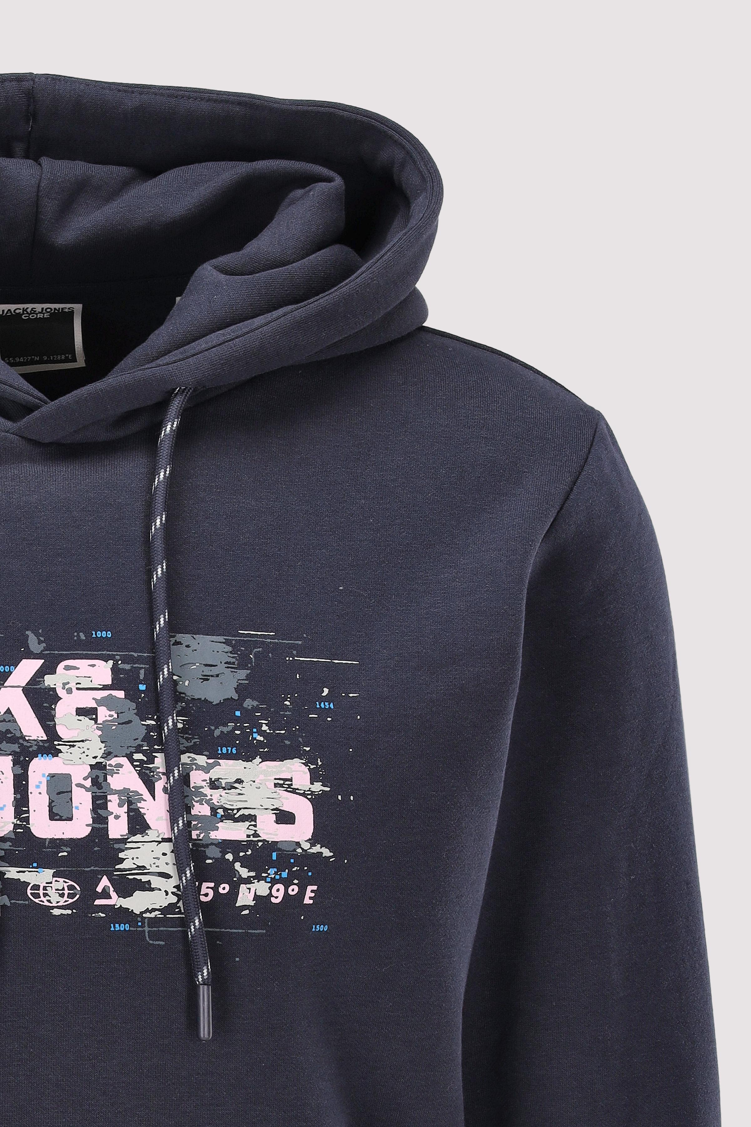 Jack and Jones - JCOOUTDOOR LOGO SWEAT HOOD SN Jack and Jones - JCOOUTDOOR LOGO SWEAT HOOD SN