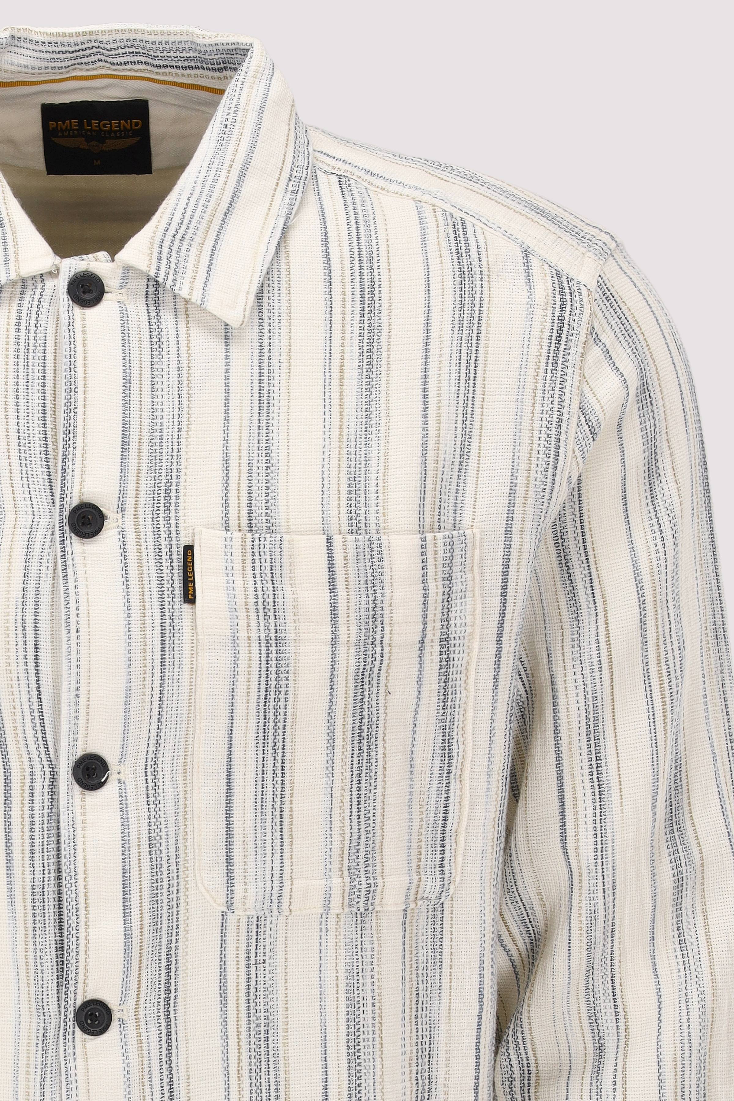 PME Legend - LONG SLEEVE SHIRT Mattweave Yd