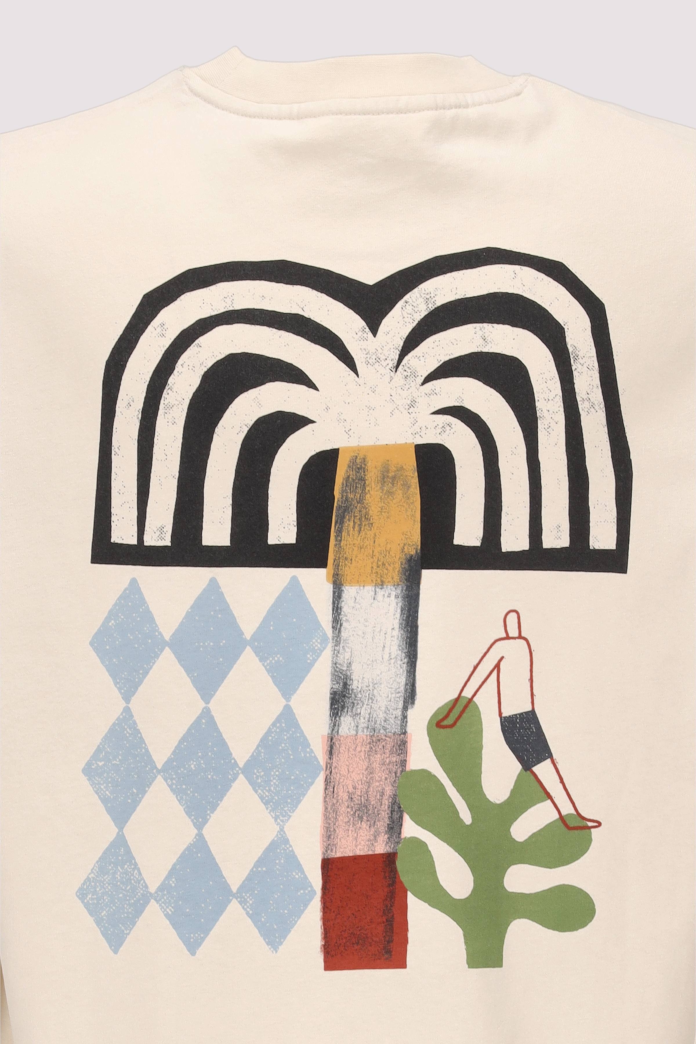 Selected - Selected Herren T-Shirt in Beige