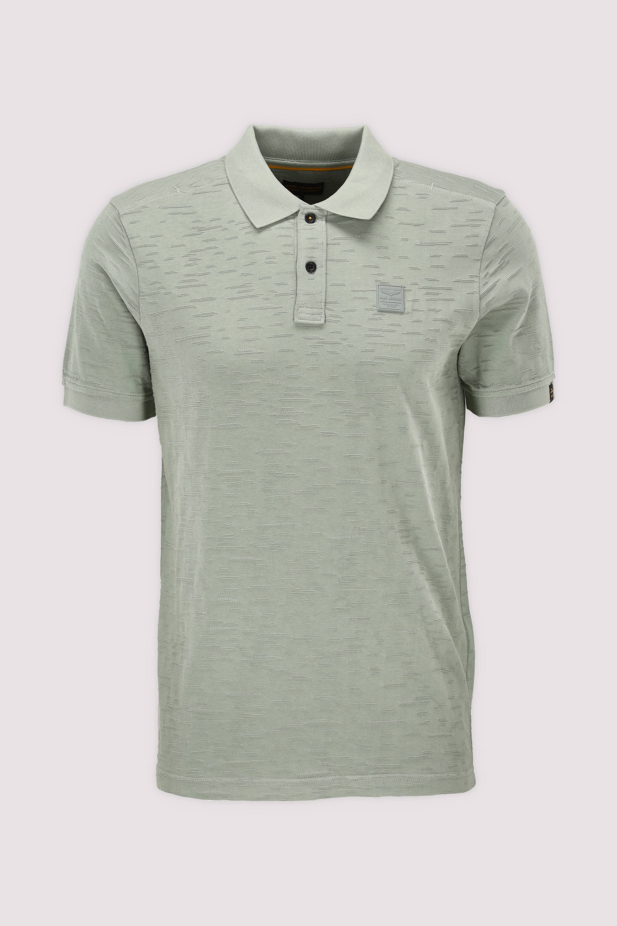 Short sleeve polo jacquard jer