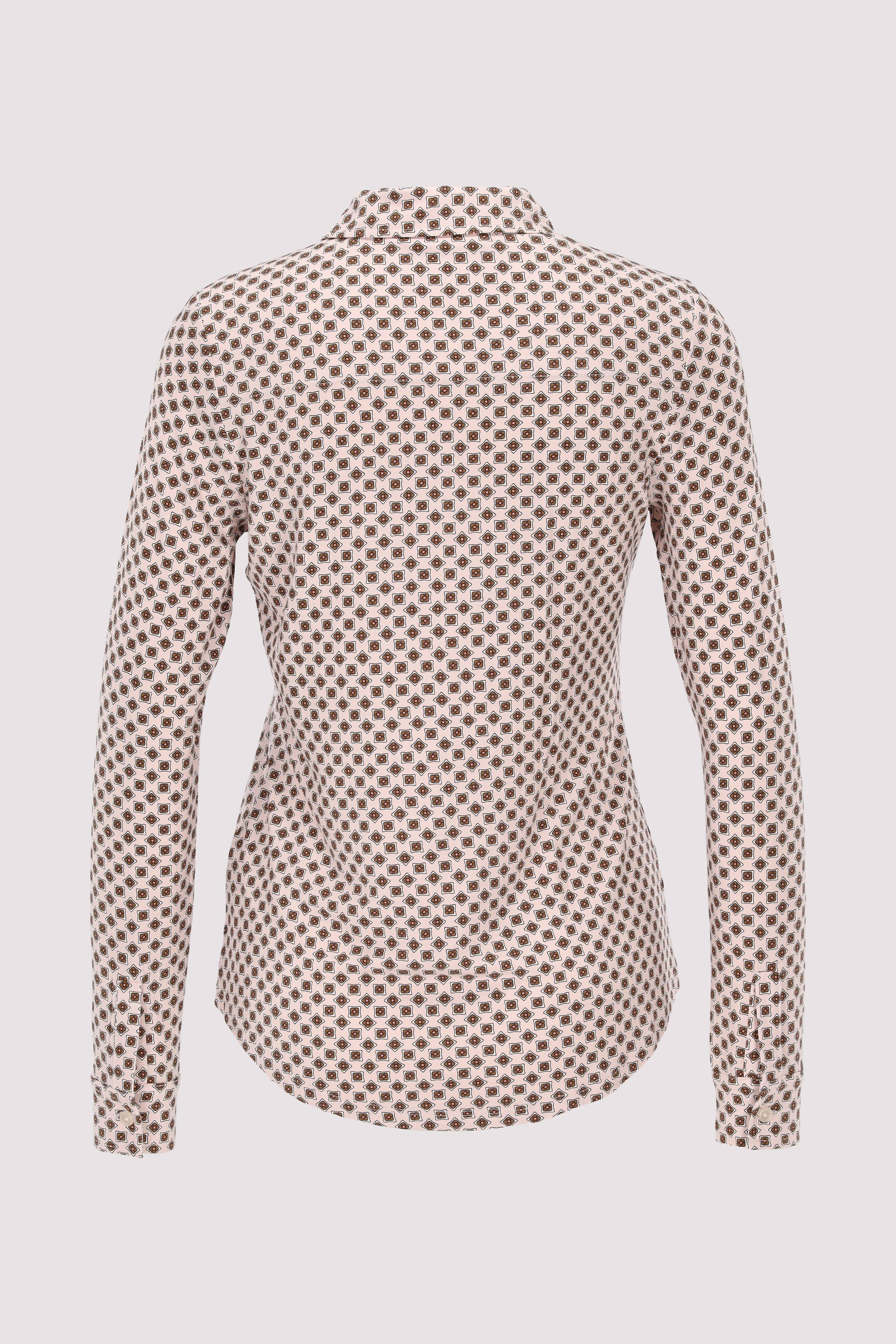 Jersey blouse, long sleeve, co