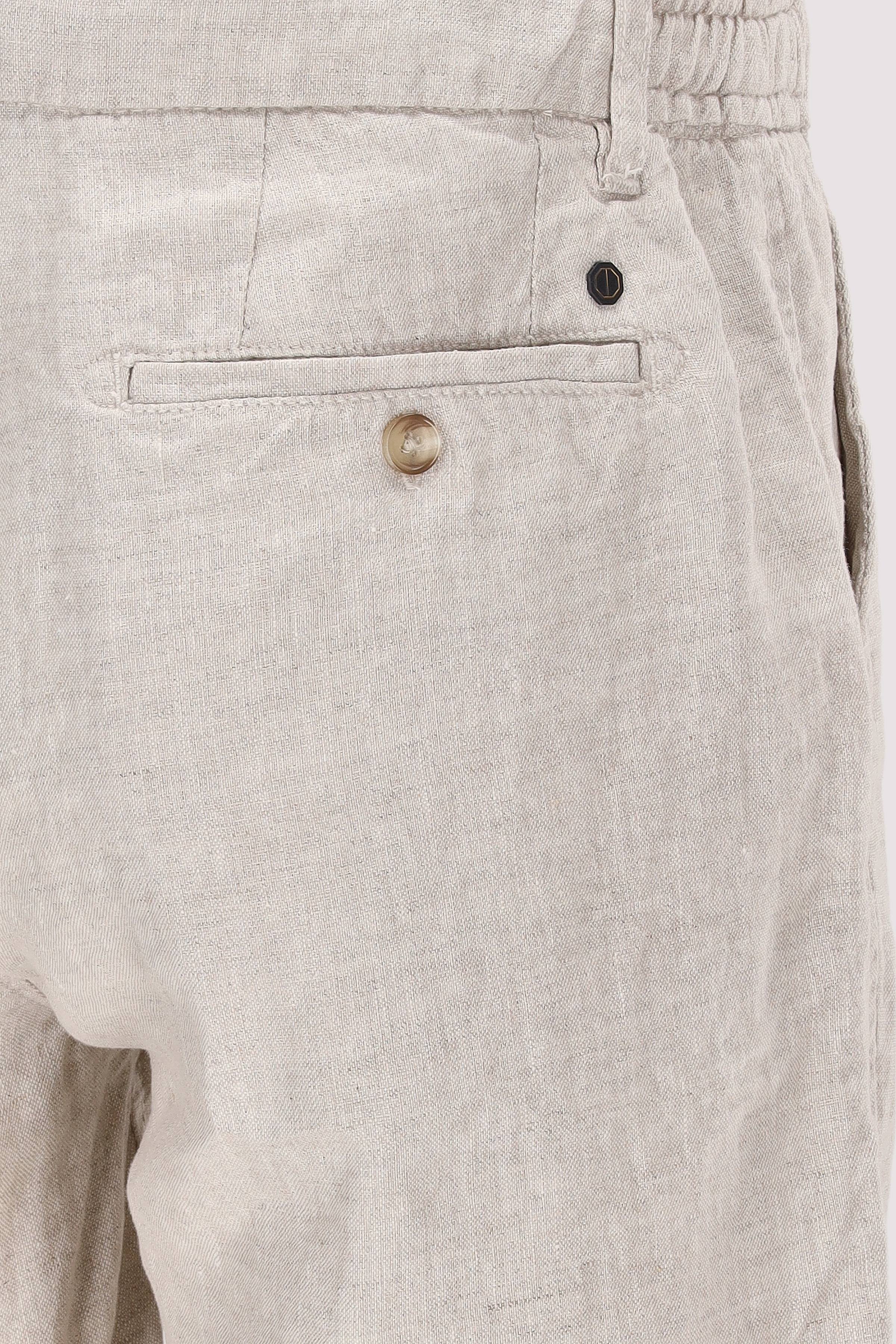 Dstrezzed - Dstrezzed Leinen-Shorts Sand