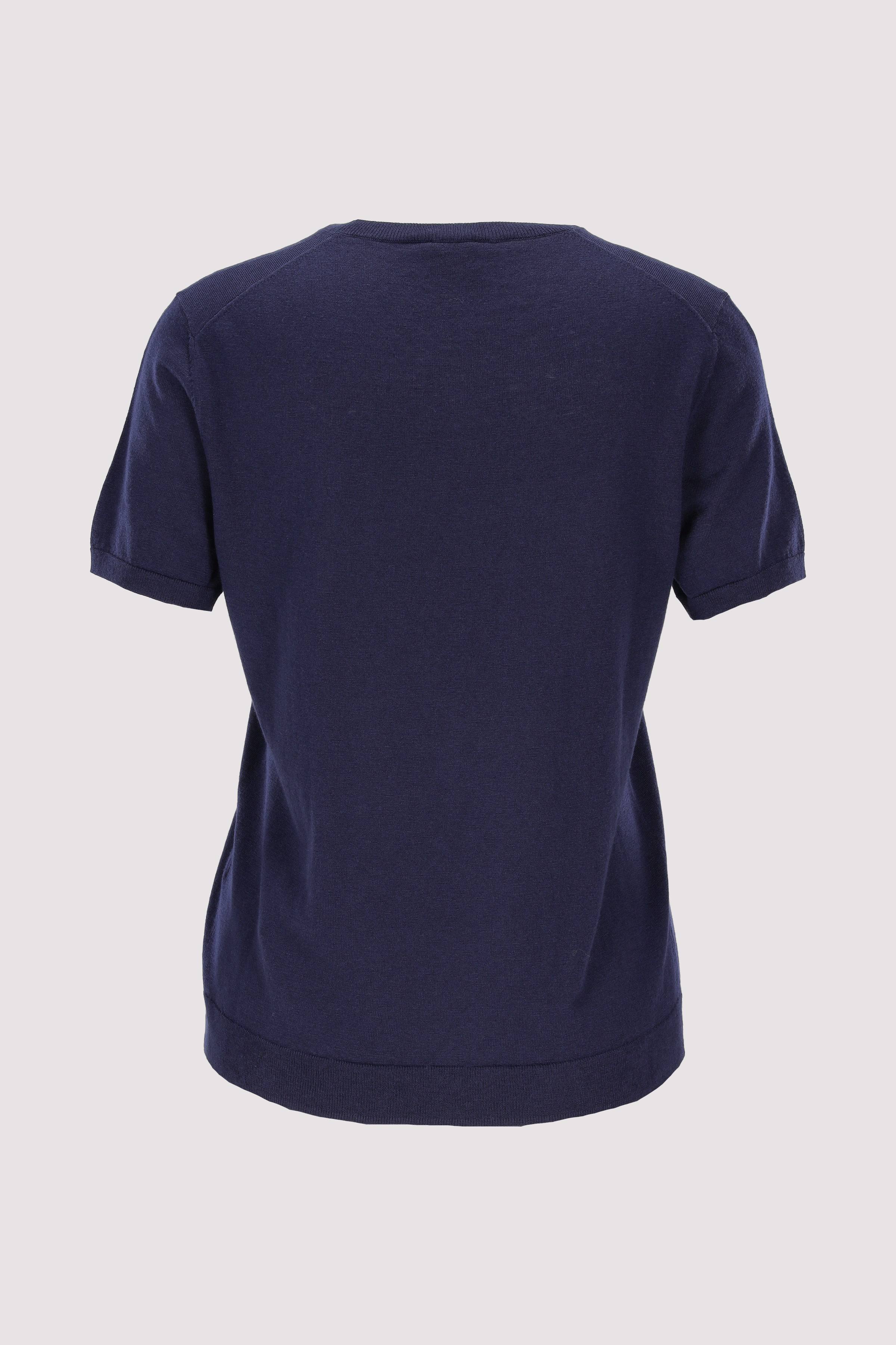 HUGO Damen Rundhalspullover in Blau